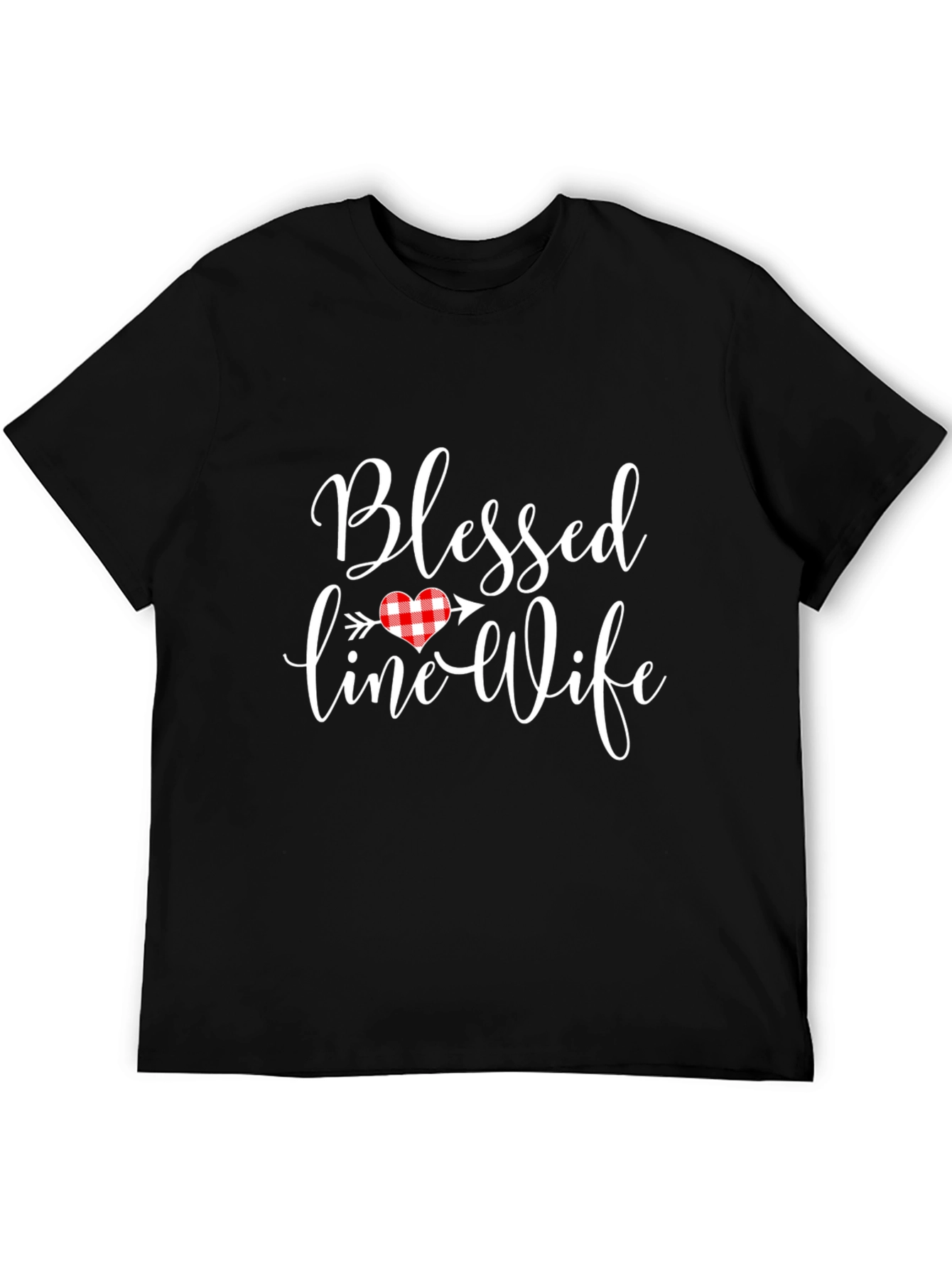Blessed Wife T-Shirt Cute Heart Tee