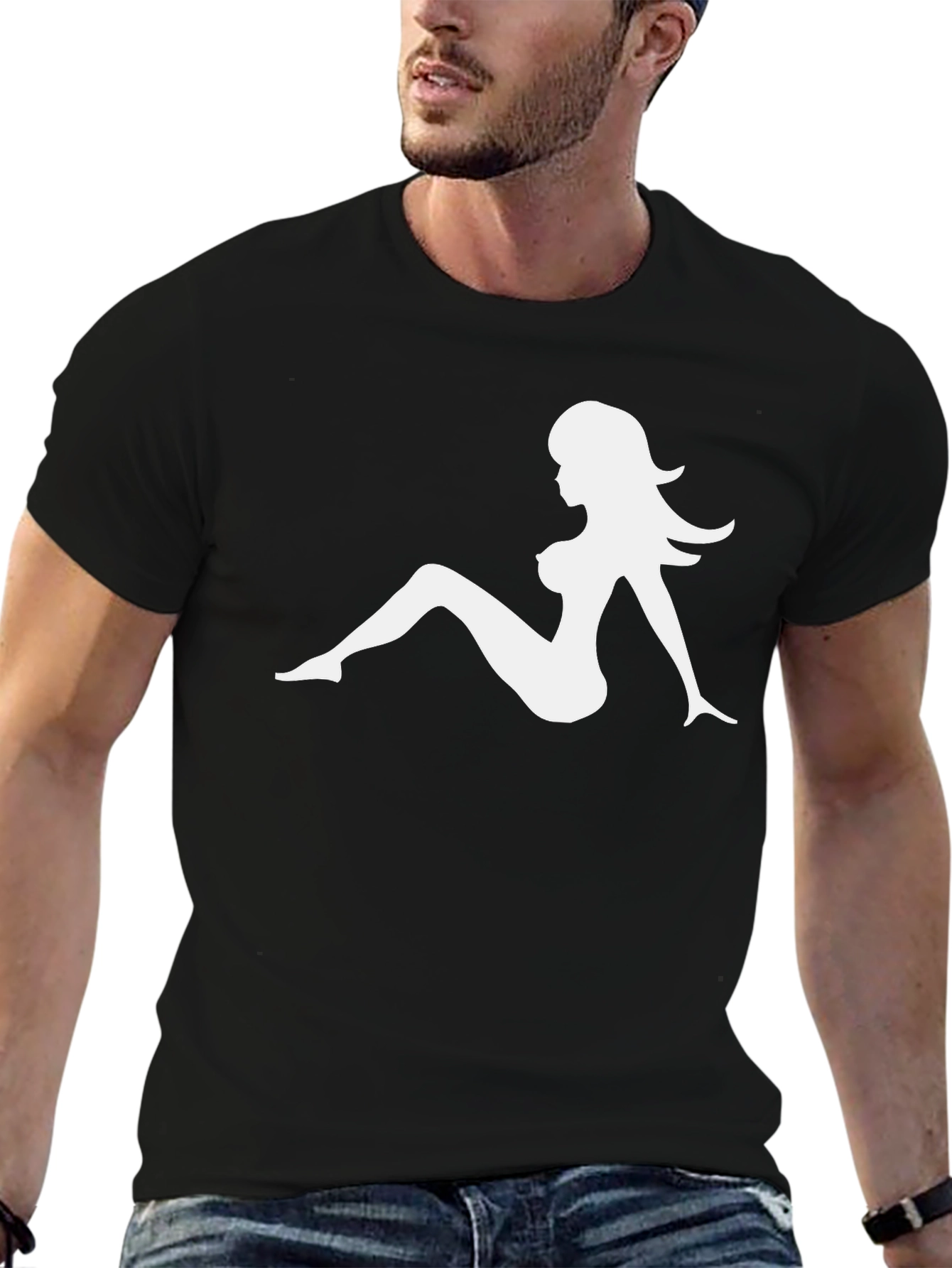 Mack Truck Girl Black T-Shirt