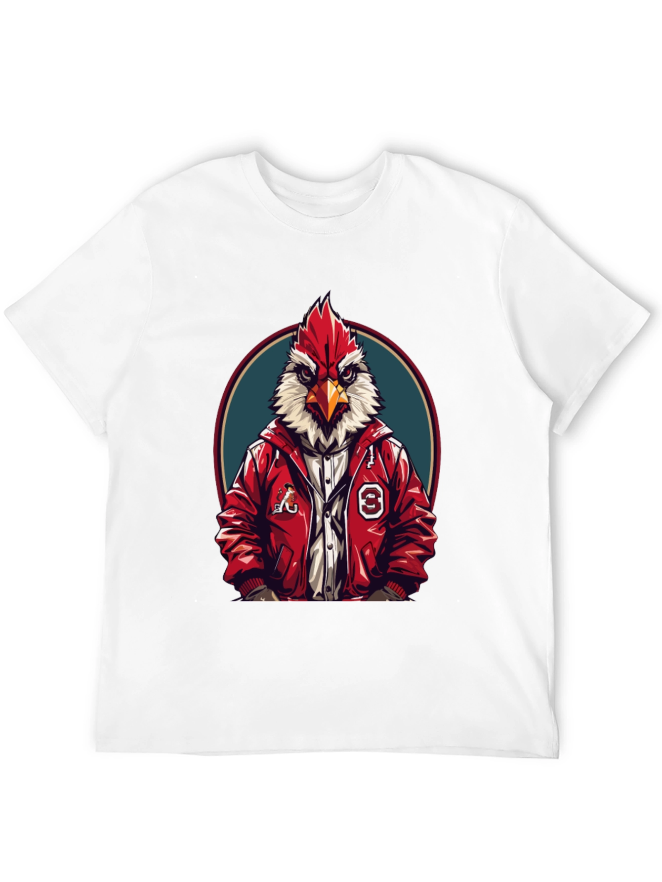 Cardinal Graphic T-Shirt - Sporty Bird Design