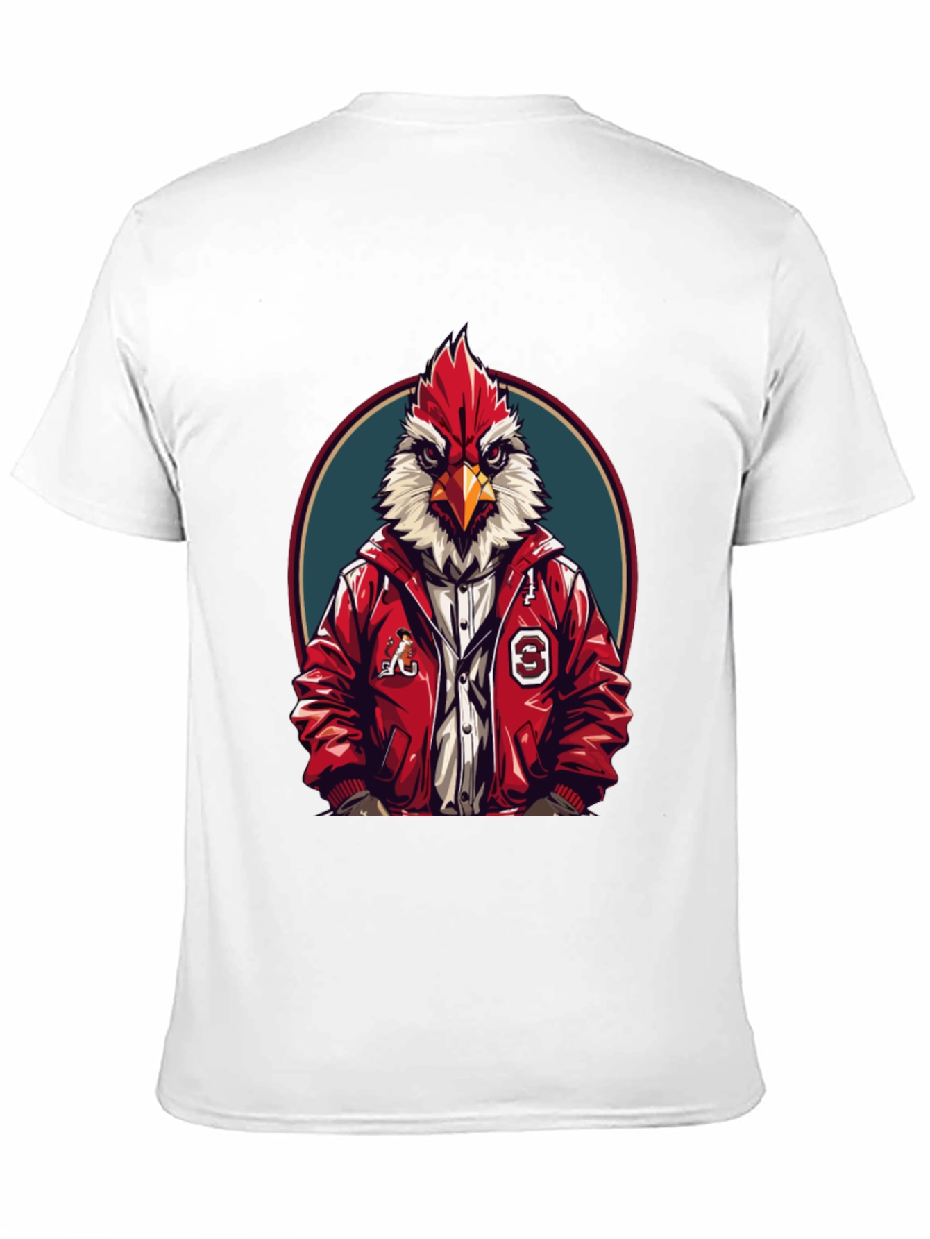 Cardinal Graphic T-Shirt - Sporty Bird Design