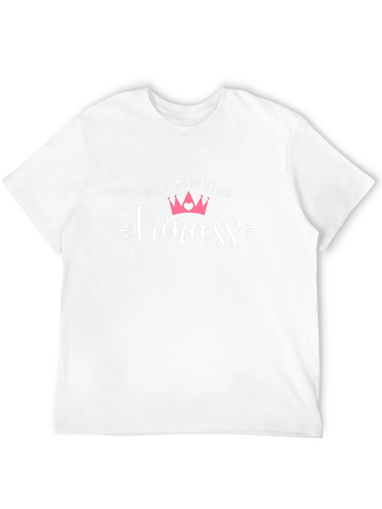Self Rescuing Princess Black T-Shirt