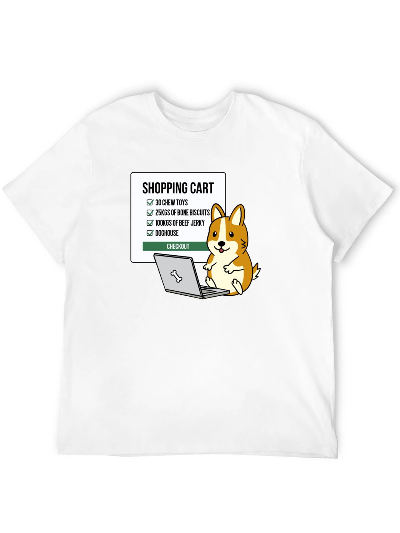 Dog Lover Shopping List T-Shirt