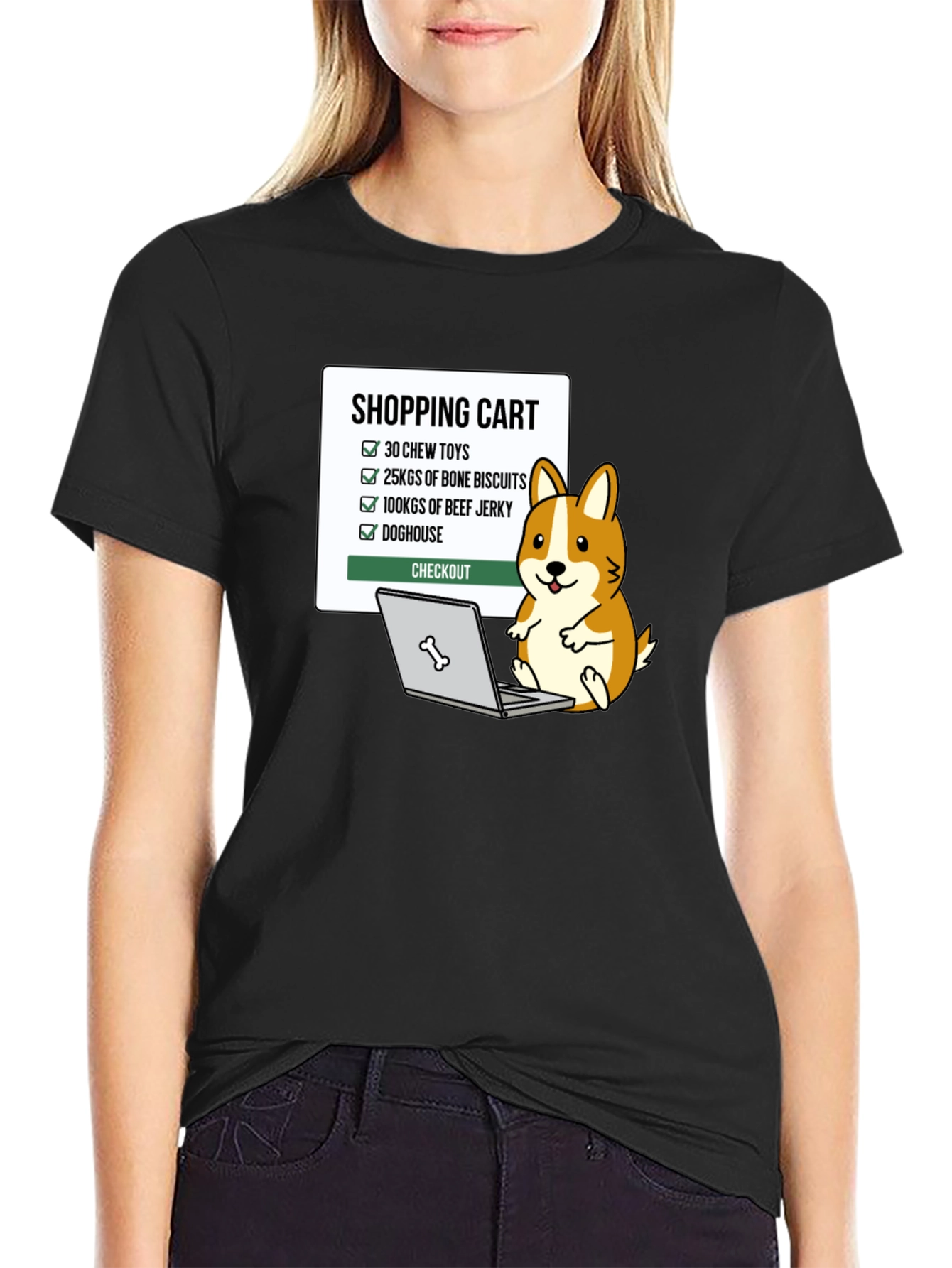 Dog Lover Shopping List T-Shirt