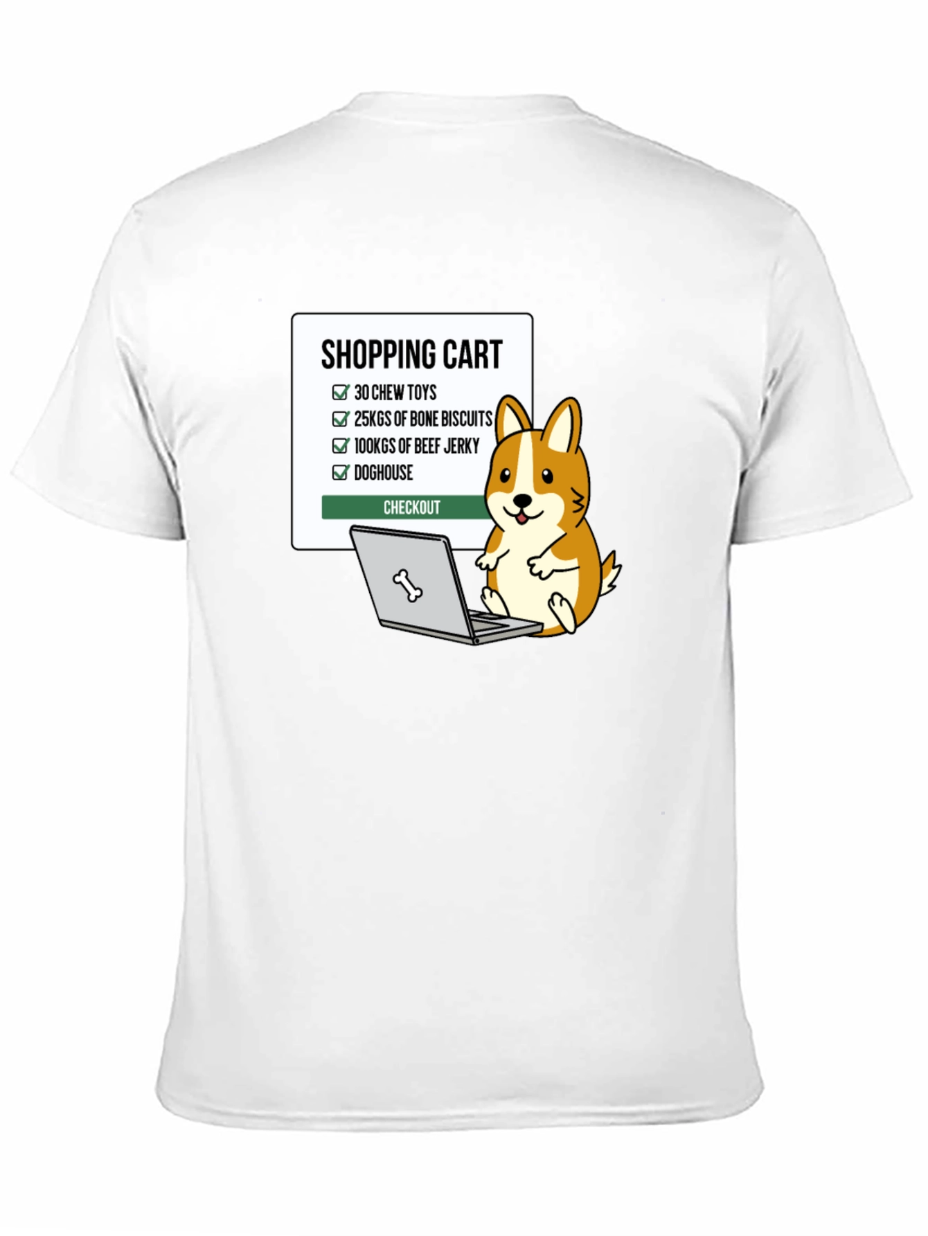 Dog Lover Shopping List T-Shirt