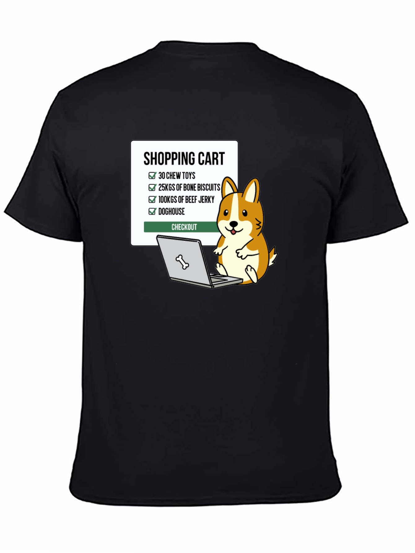 Dog Lover Shopping List T-Shirt