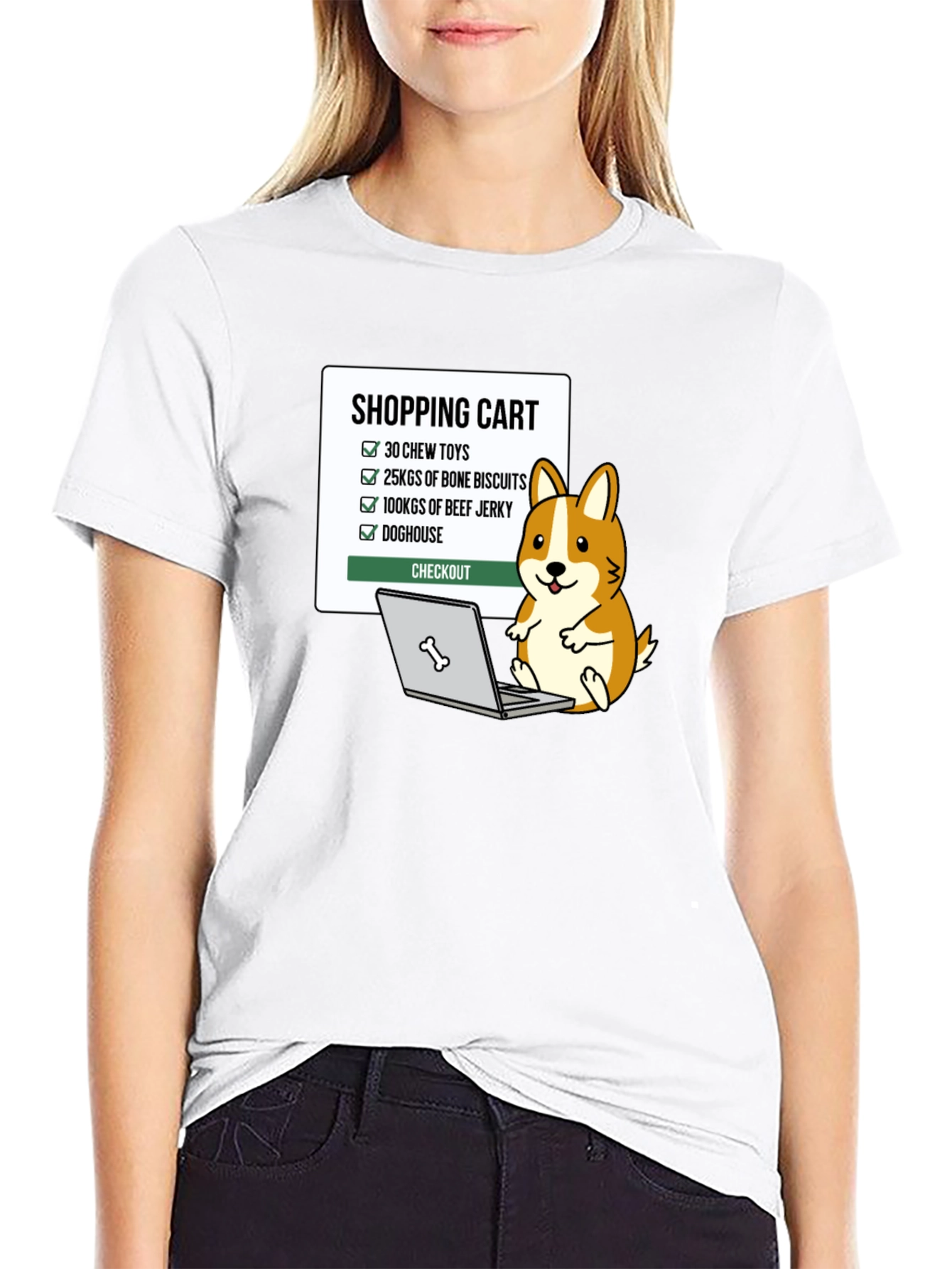 Dog Lover Shopping List T-Shirt