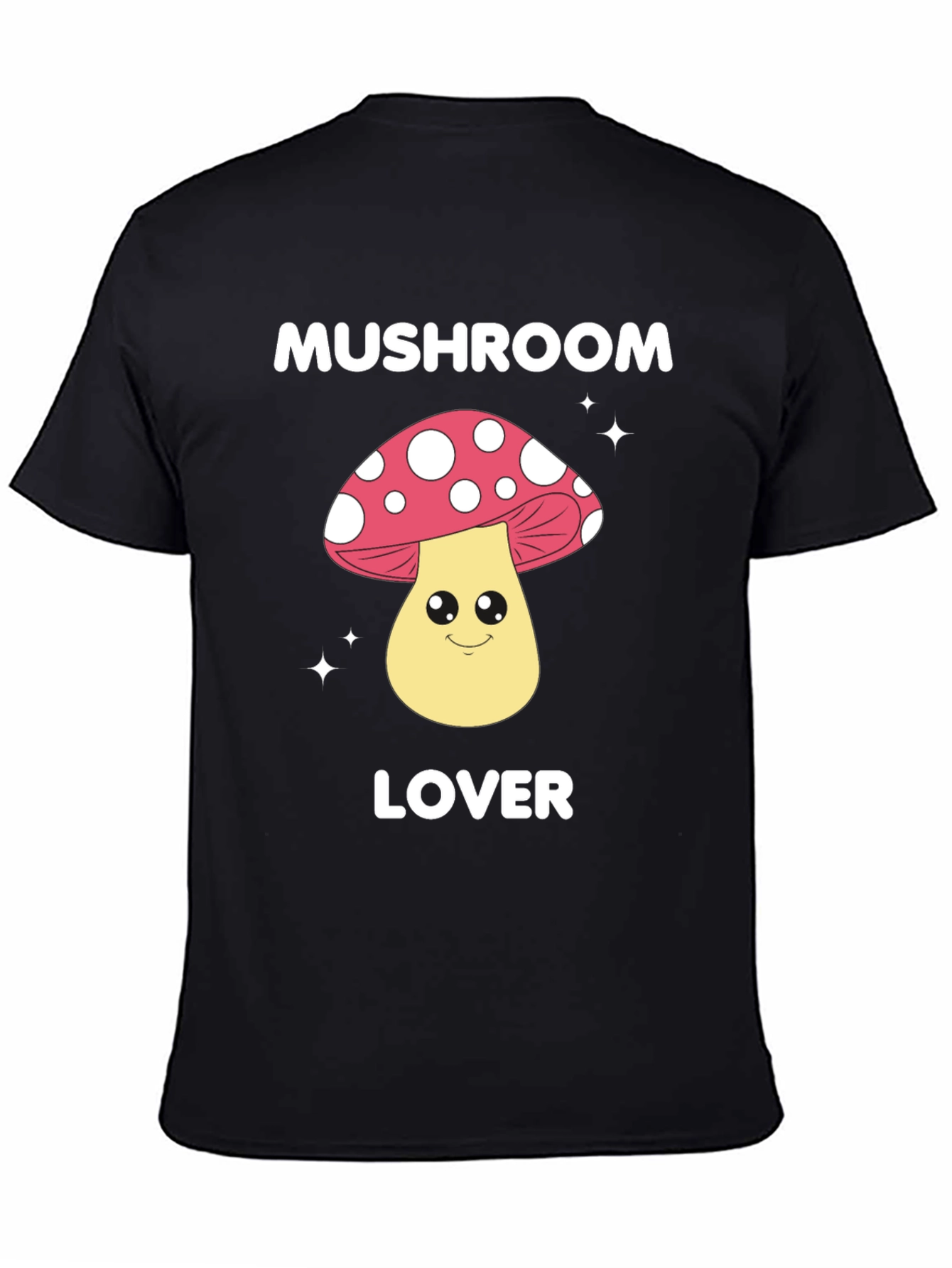 Mushroom Lover Graphic Tee - Fun Novelty Shirt