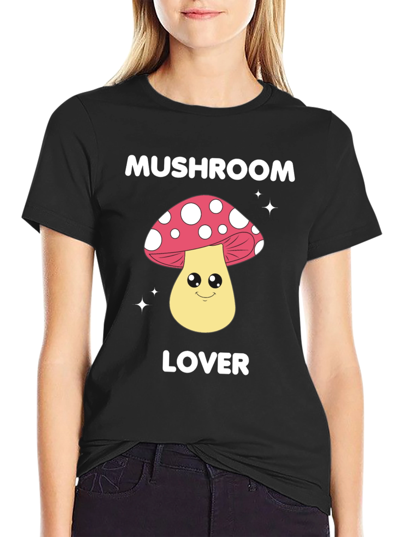 Mushroom Lover Graphic Tee - Fun Novelty Shirt
