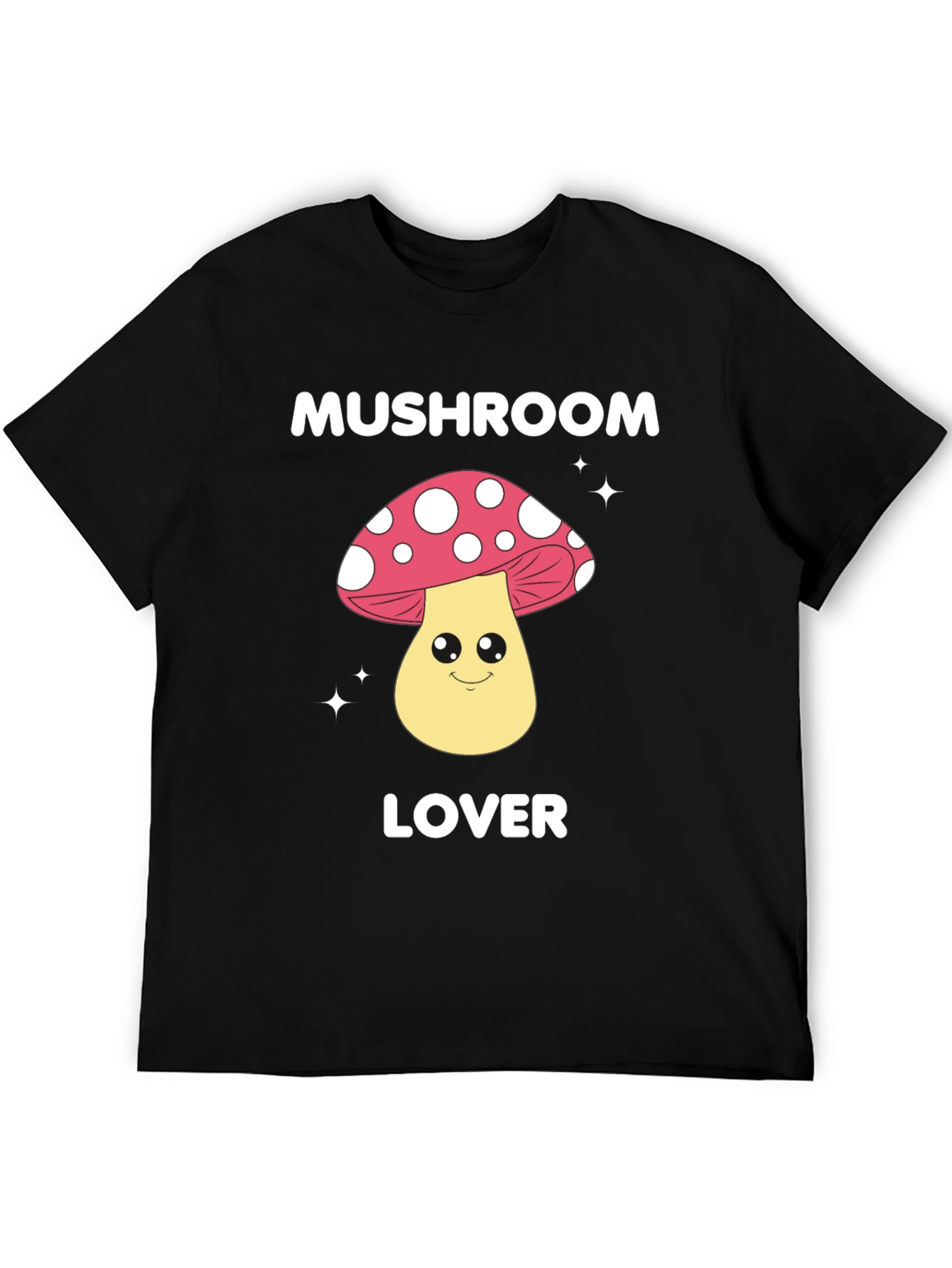 Mushroom Lover Graphic Tee - Fun Novelty Shirt