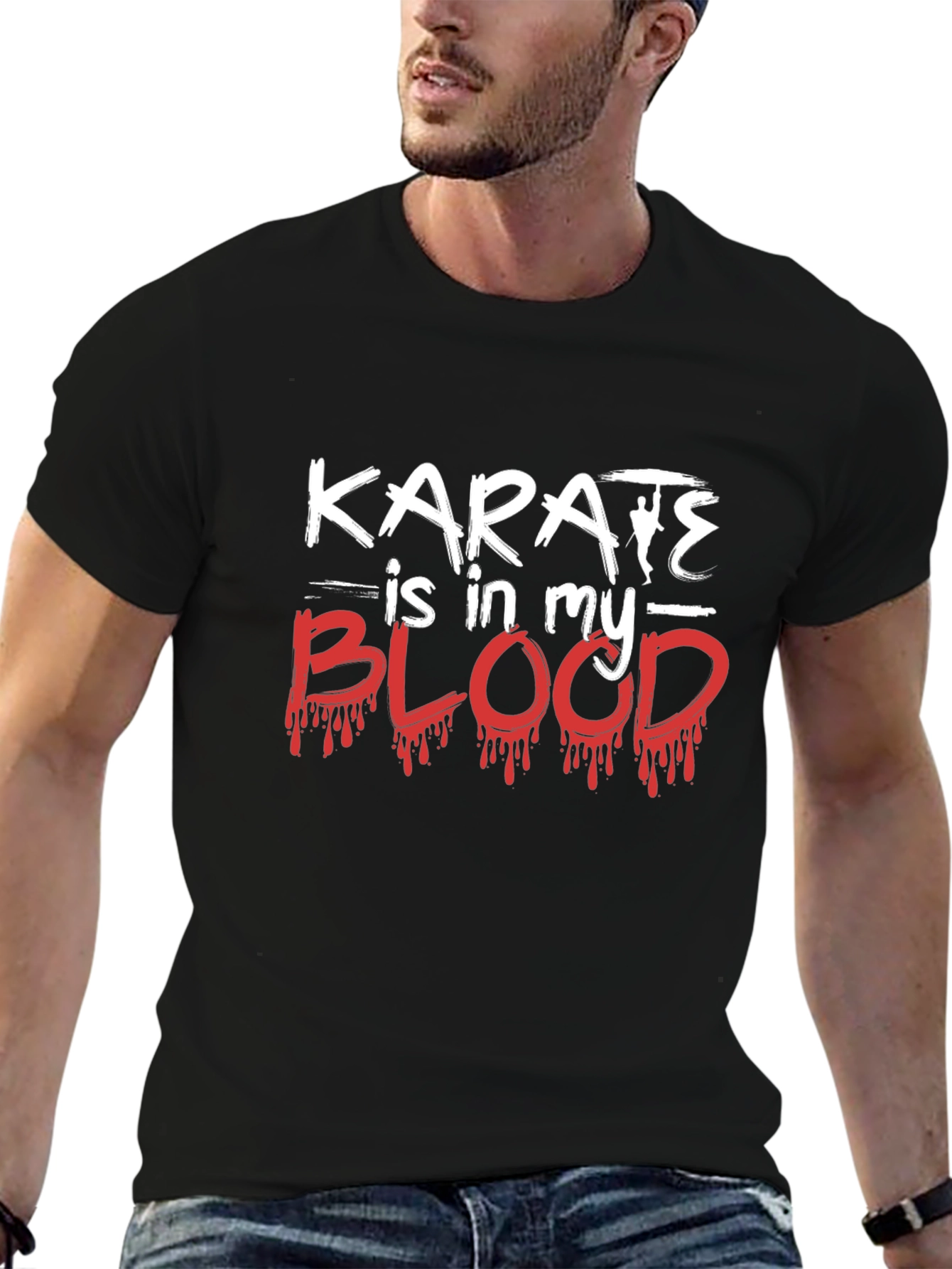 Karate Is In My Blood Graphic T-Shirt