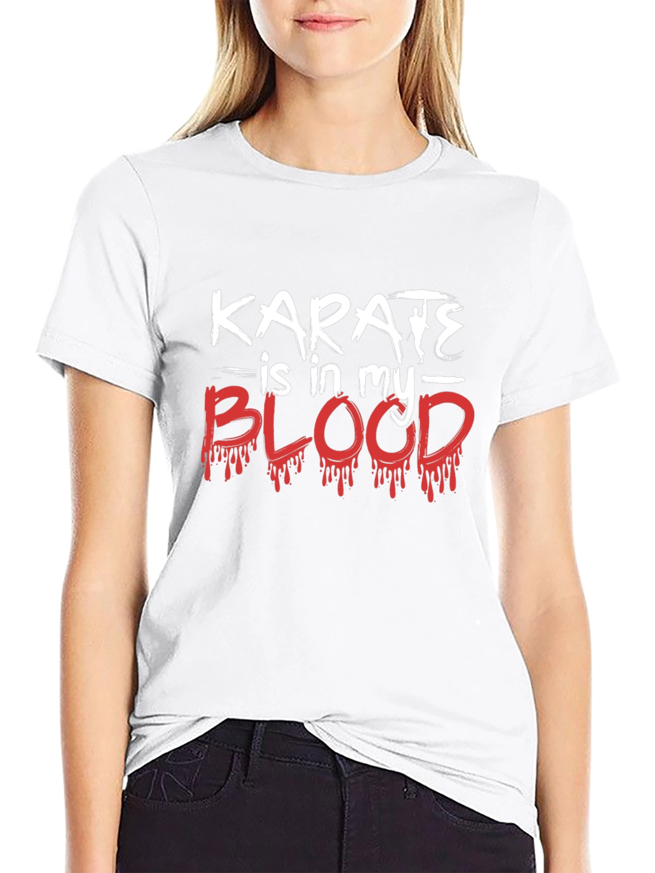 Karate Is In My Blood Graphic T-Shirt