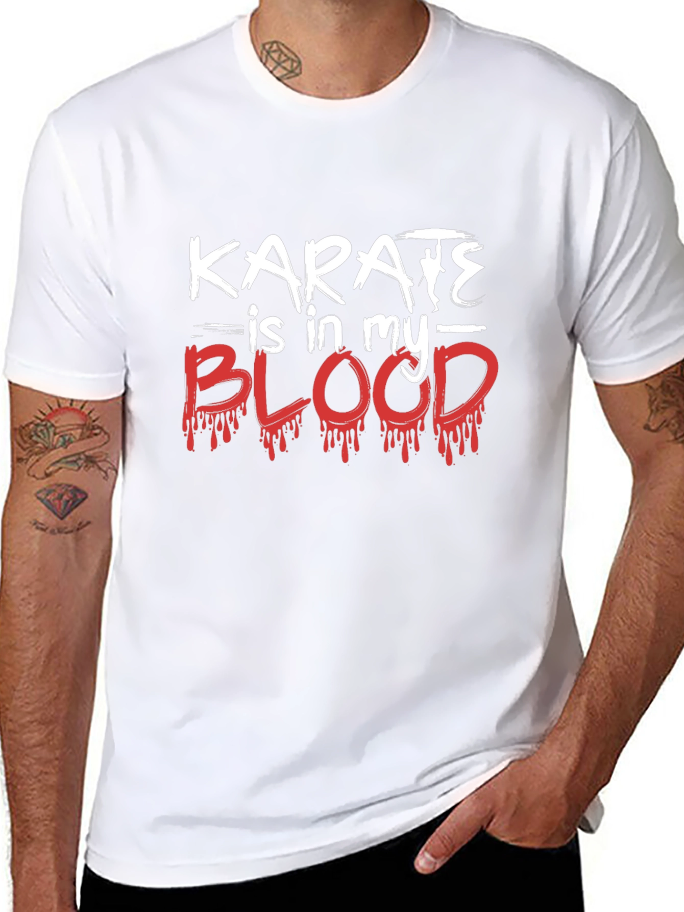 Karate Is In My Blood Graphic T-Shirt