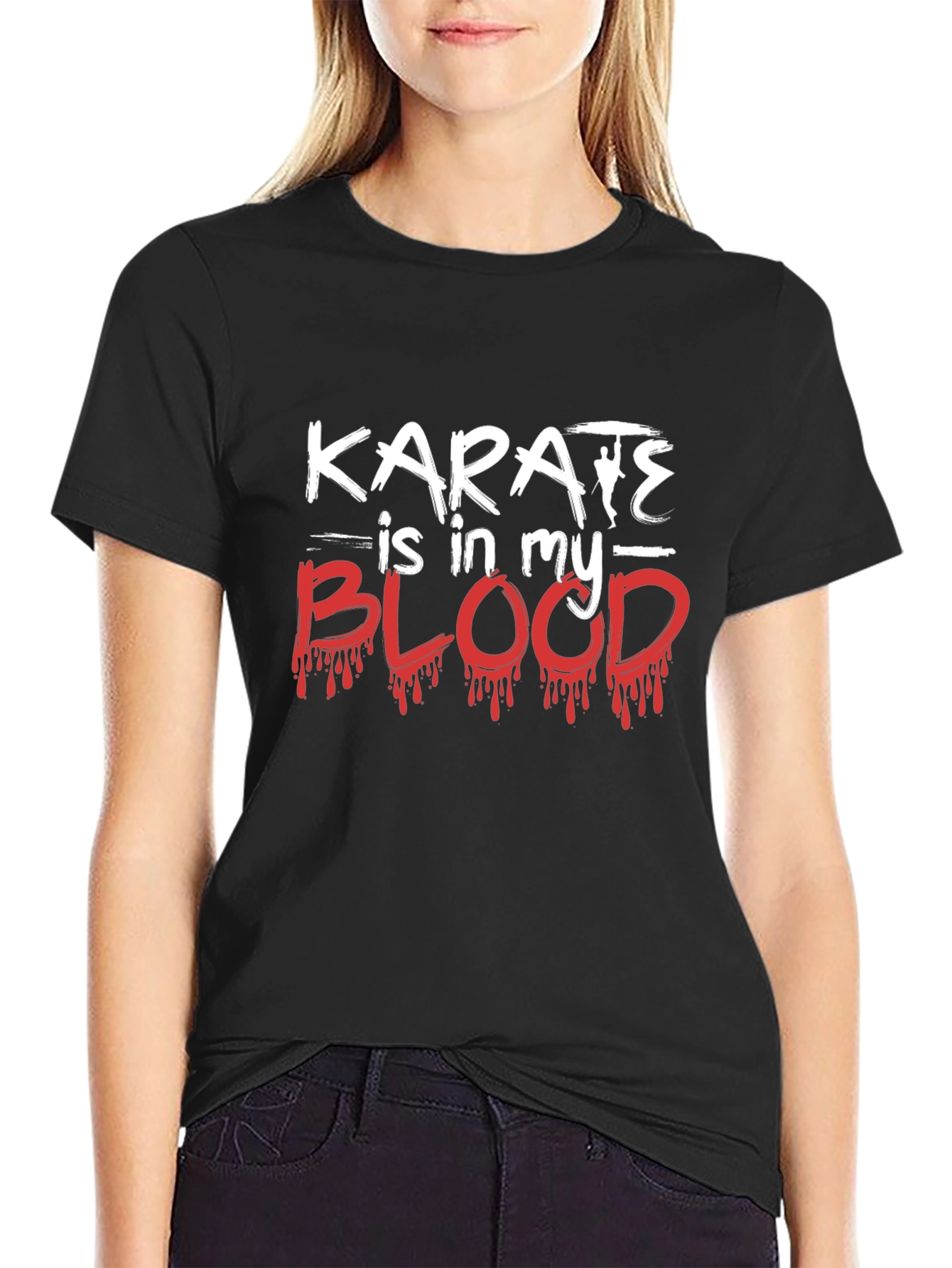 Karate Is In My Blood Graphic T-Shirt