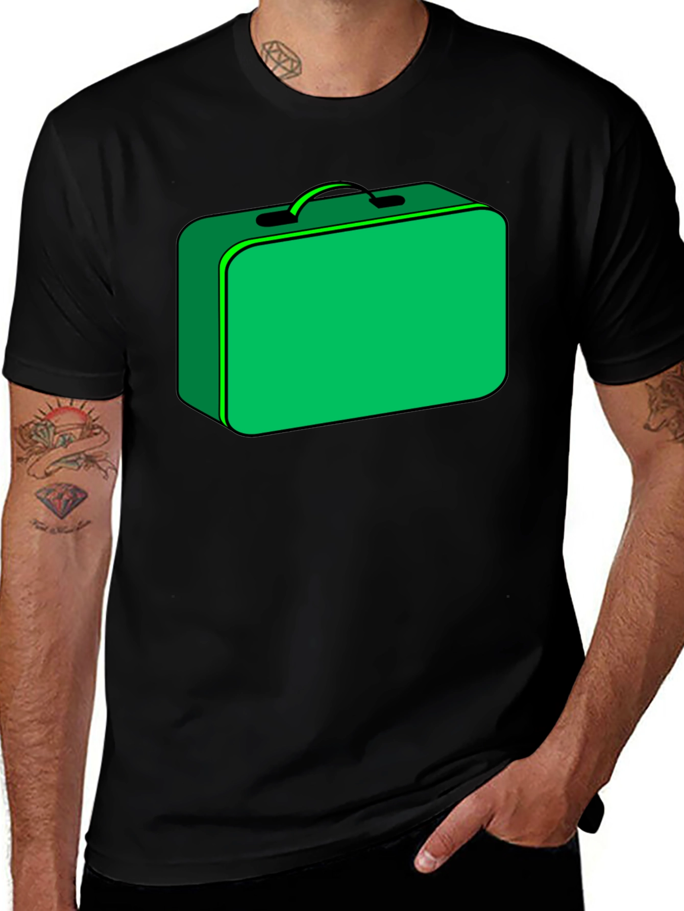 Green Lunchbox Graphic Tee
