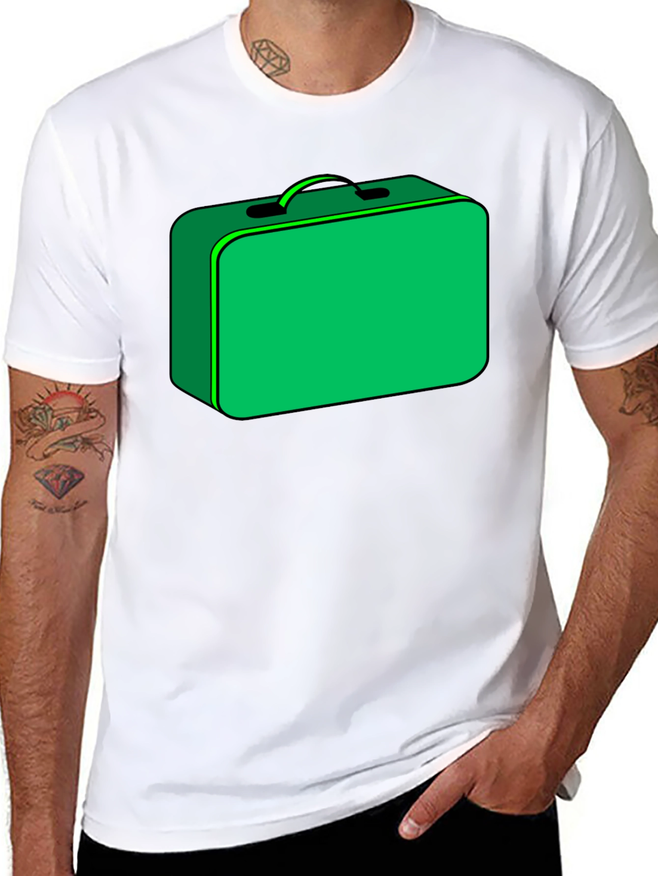 Green Lunchbox Graphic Tee