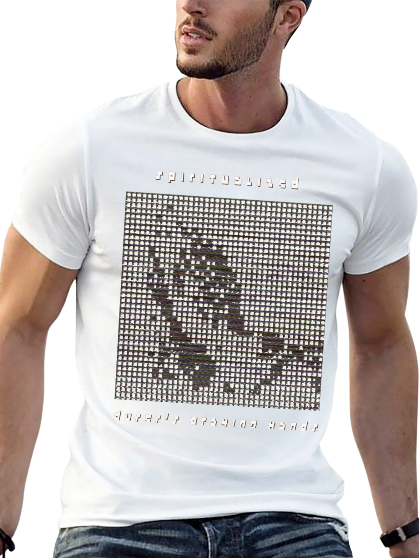 Spiritualized Durers Praying Hands Black T-Shirt