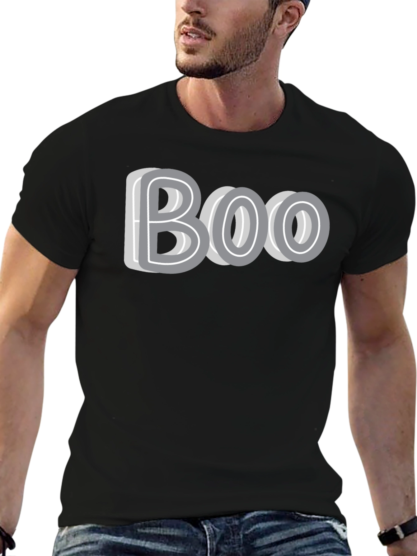 Boo Halloween T-Shirt - Spooky Season Apparel