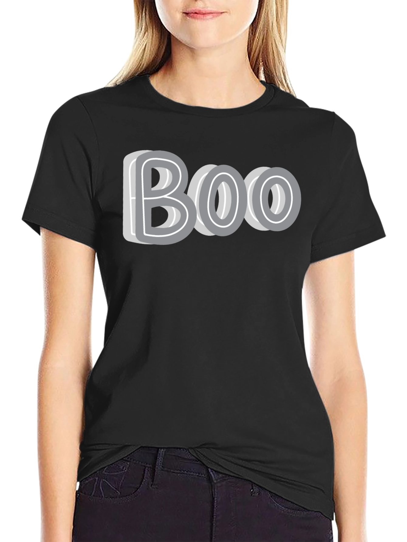 Boo Halloween T-Shirt - Spooky Season Apparel