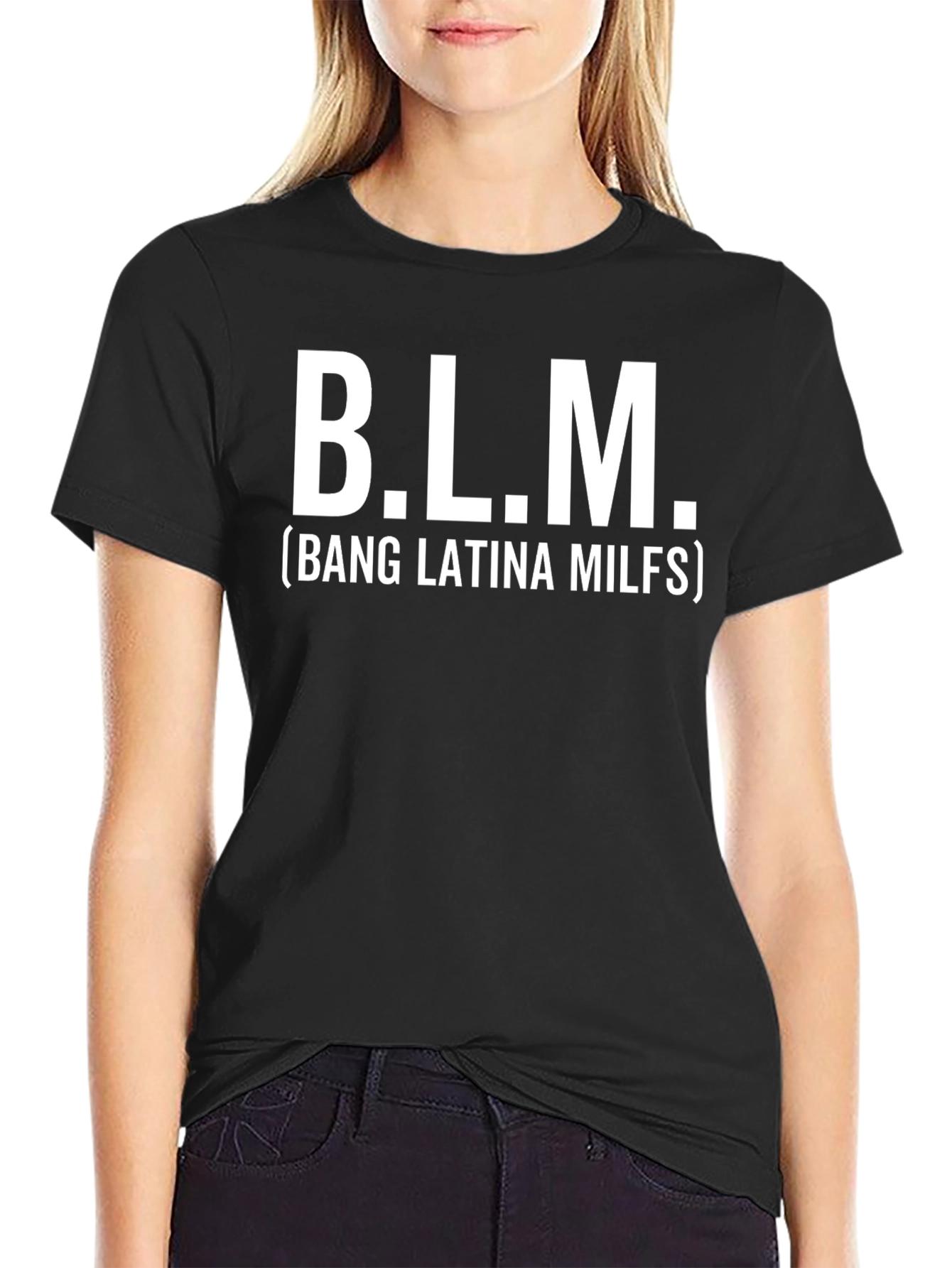 B.L.M. Funny T-Shirt - Novelty Graphic Tee