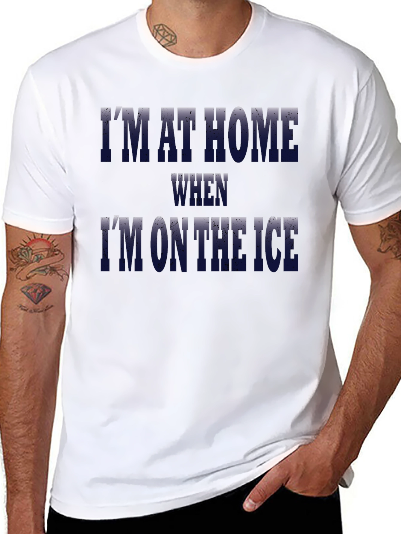 Im At Home On The Ice Graphic Tee
