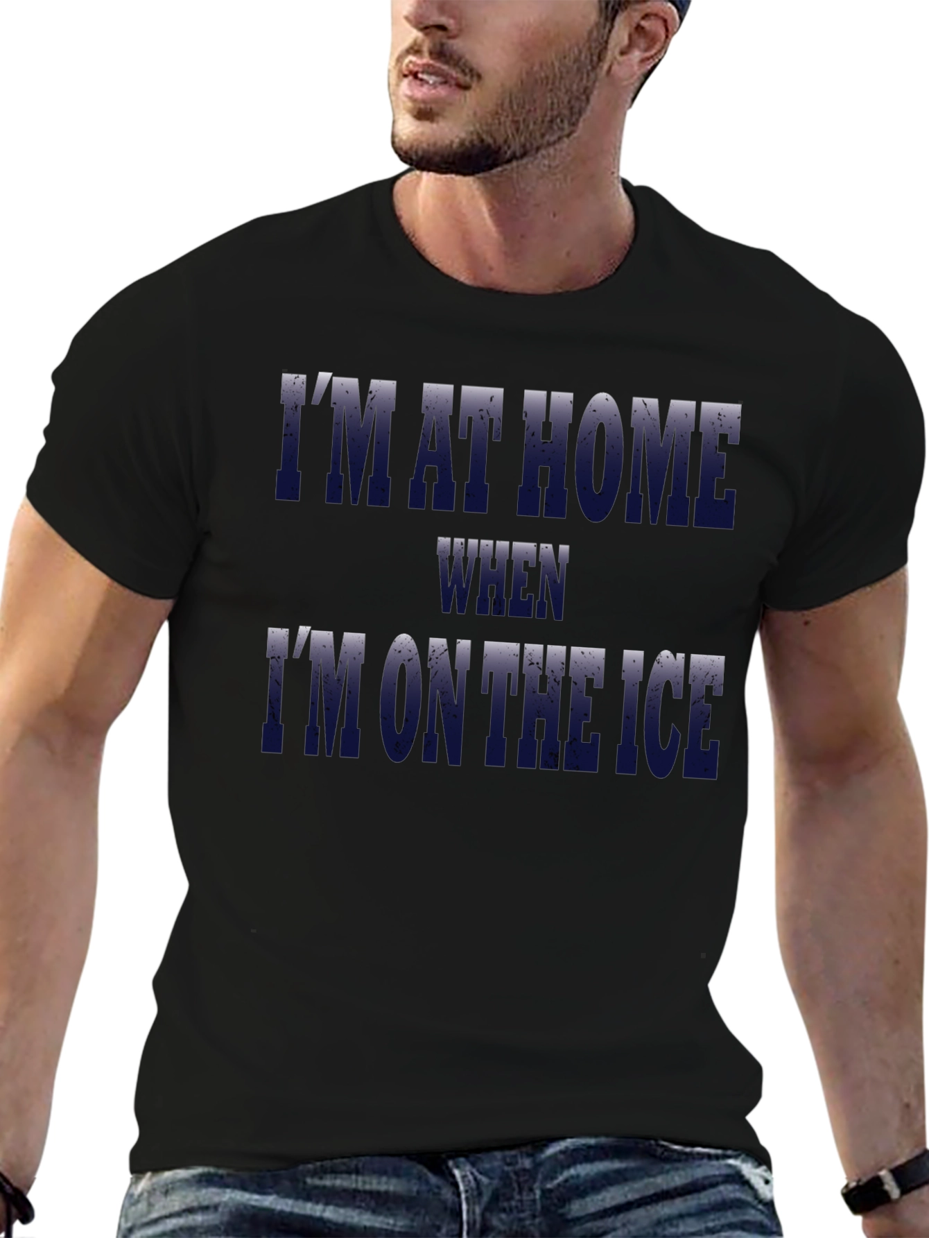 Im At Home On The Ice Graphic Tee