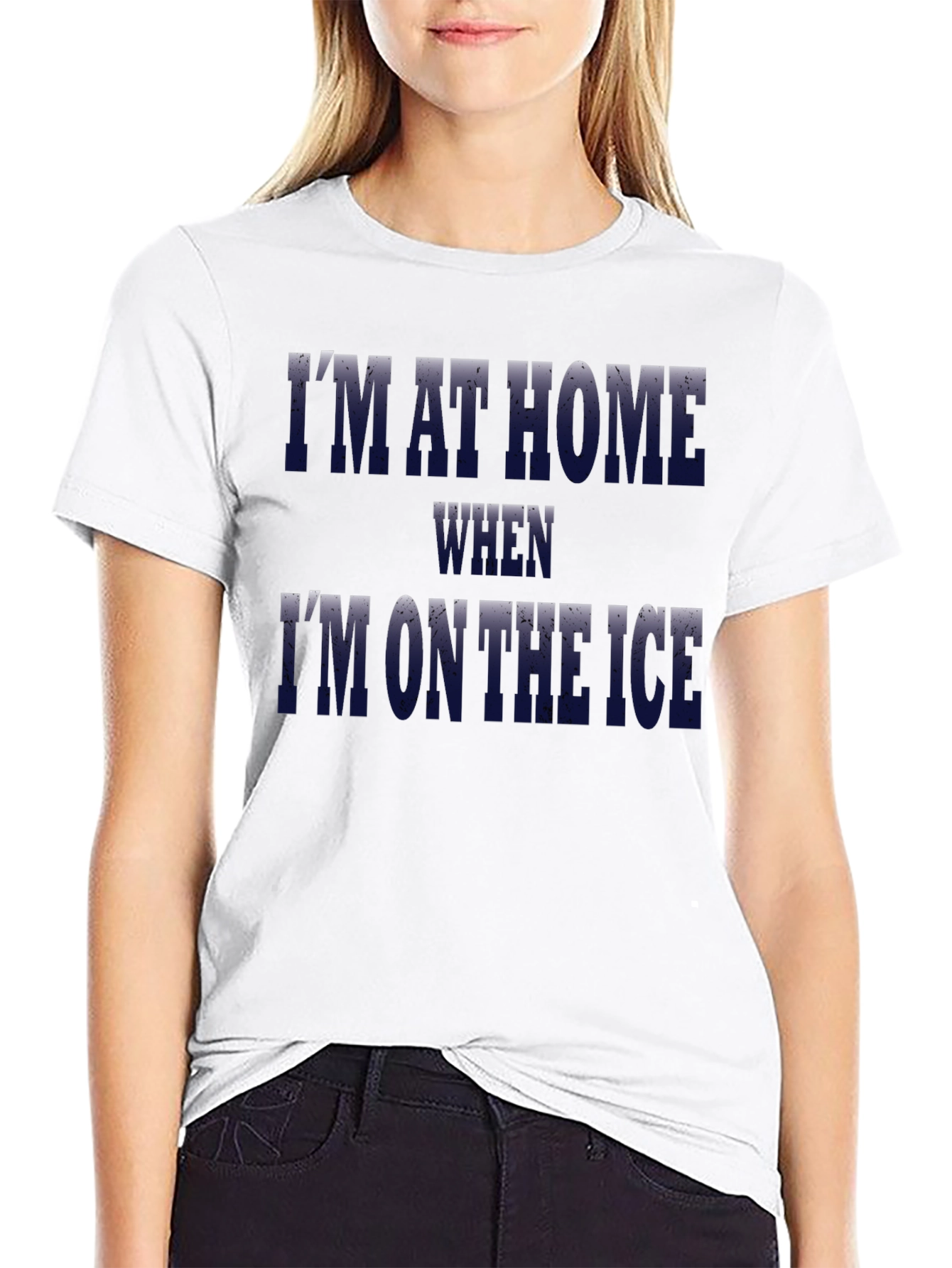 Im At Home On The Ice Graphic Tee