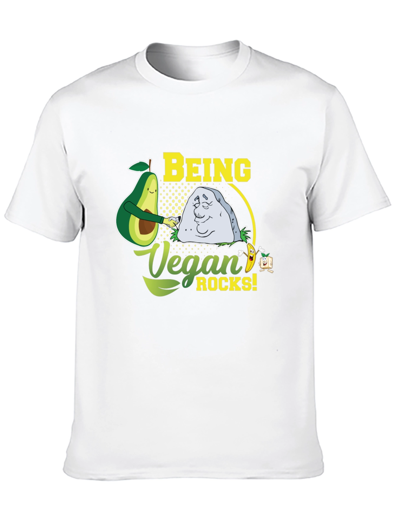 Being Vegan Rocks Graphic T-Shirt