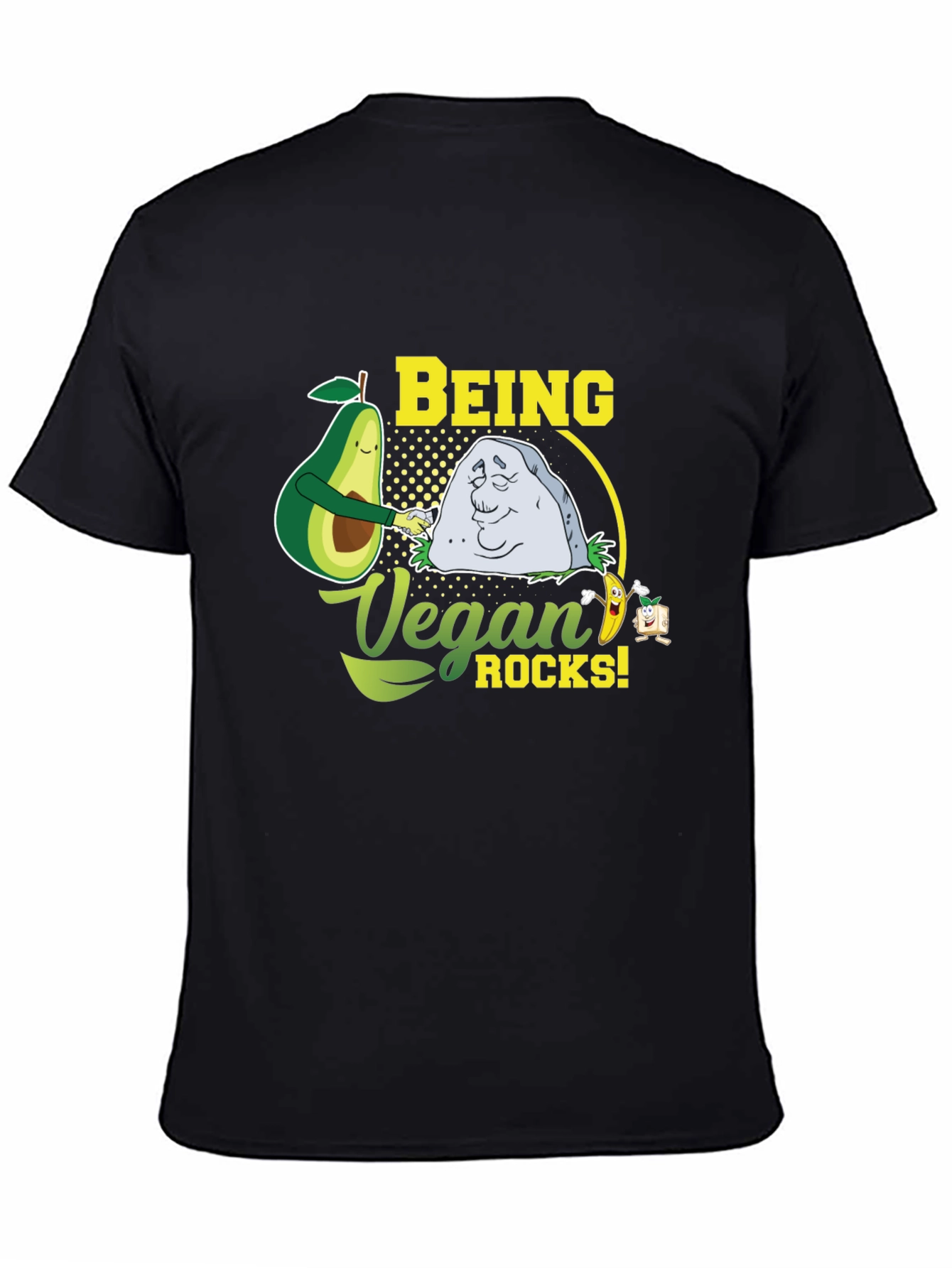 Being Vegan Rocks Graphic T-Shirt