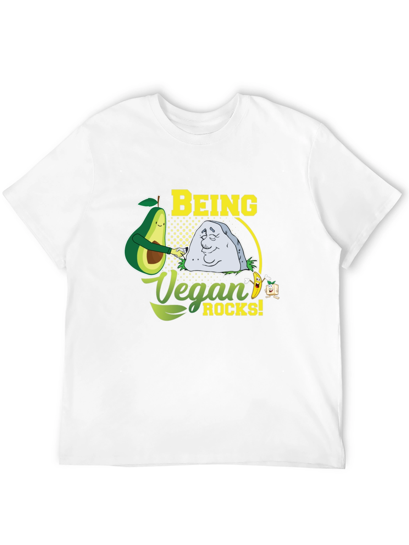 Being Vegan Rocks Graphic T-Shirt
