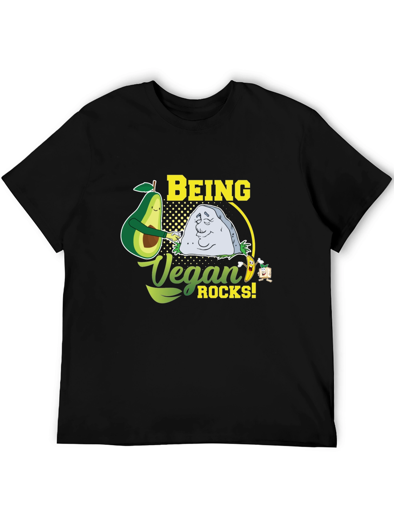 Being Vegan Rocks Graphic T-Shirt