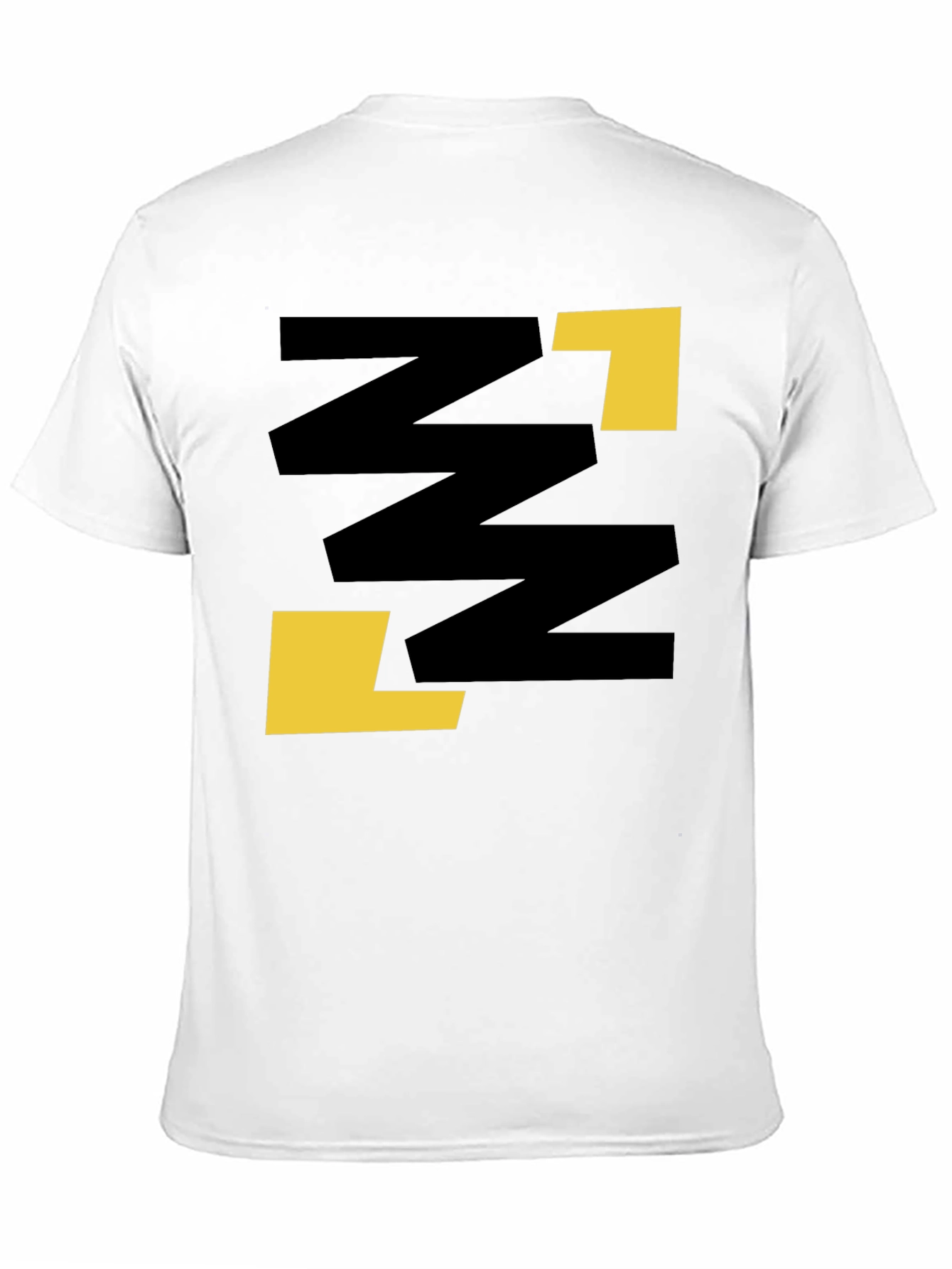 Abstract Graphic Print Black Casual Tee