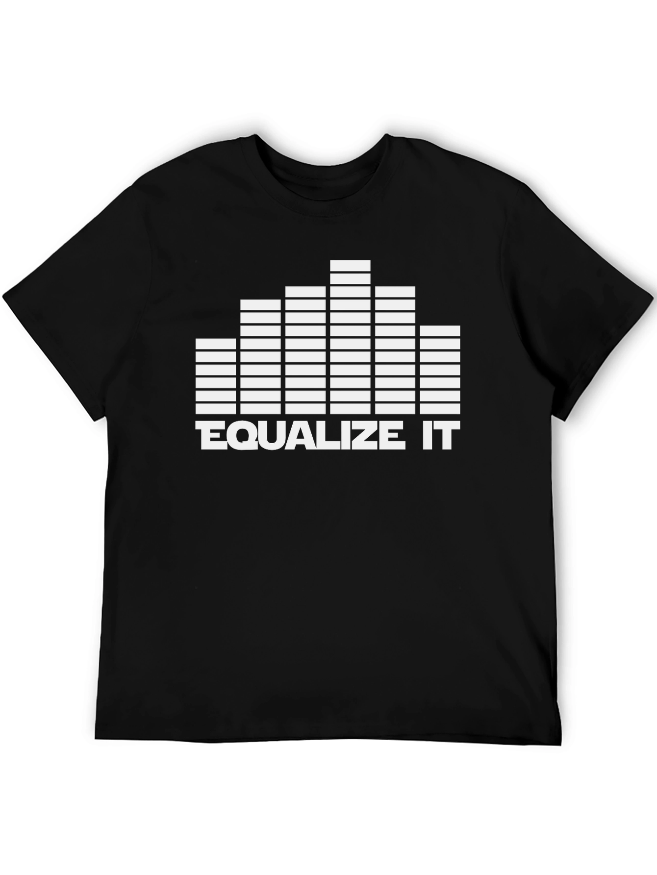 Equalize It Graphic T-Shirt - Black Cotton Tee