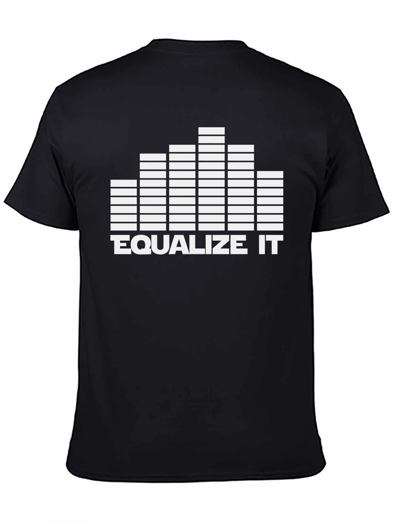 Equalize It Graphic T-Shirt - Black Cotton Tee