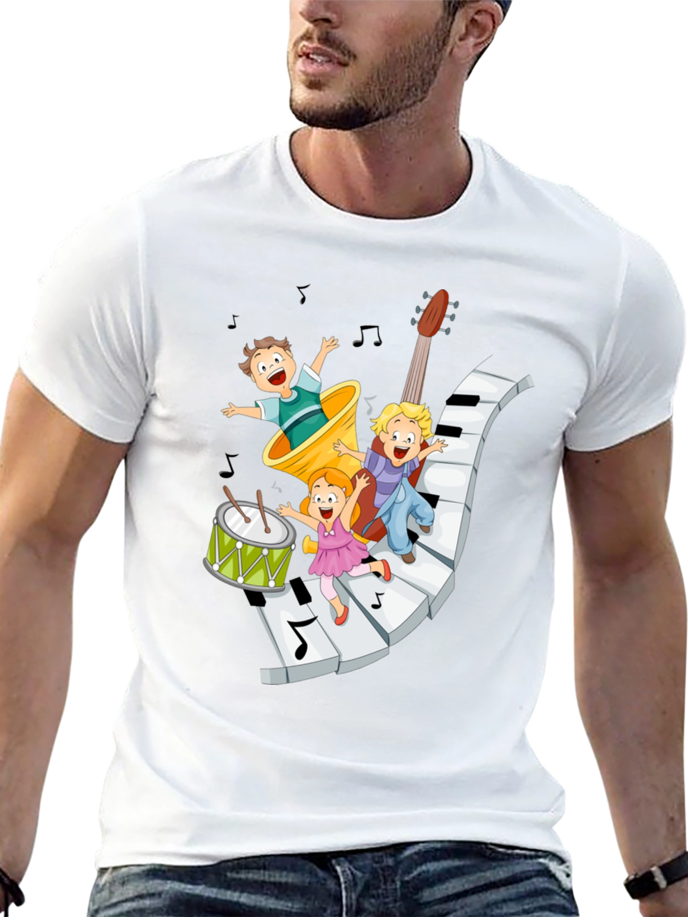Musical Kids Graphic T-Shirt