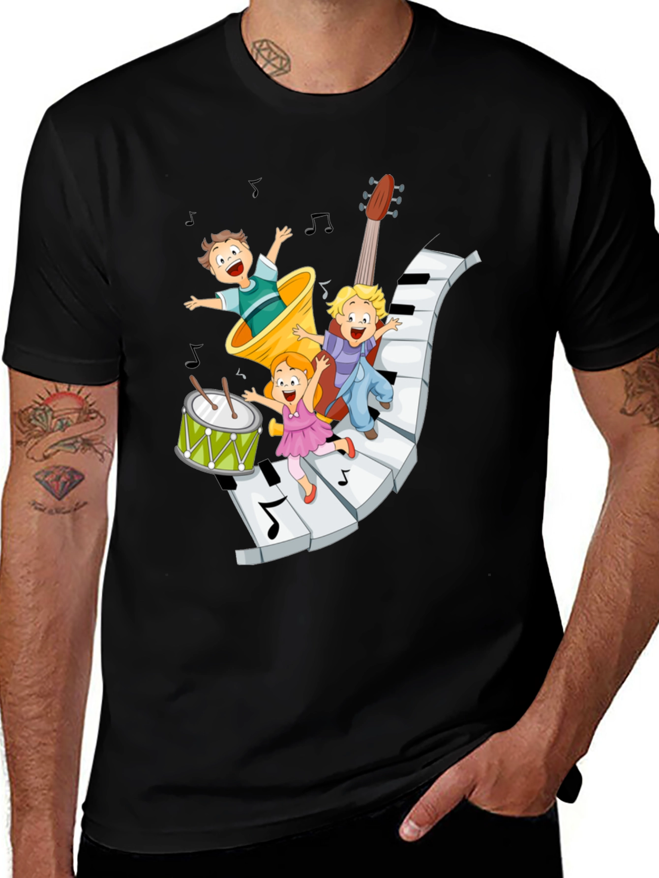 Musical Kids Graphic T-Shirt