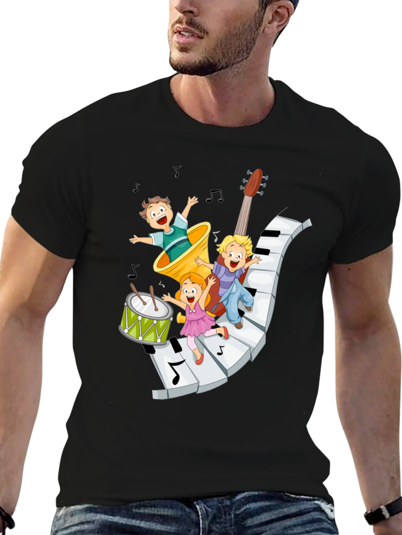 Musical Kids Graphic T-Shirt