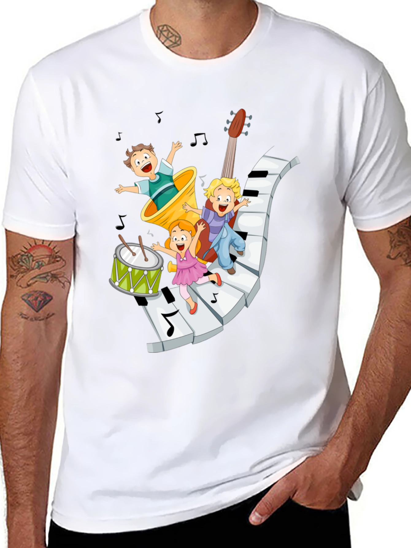 Musical Kids Graphic T-Shirt
