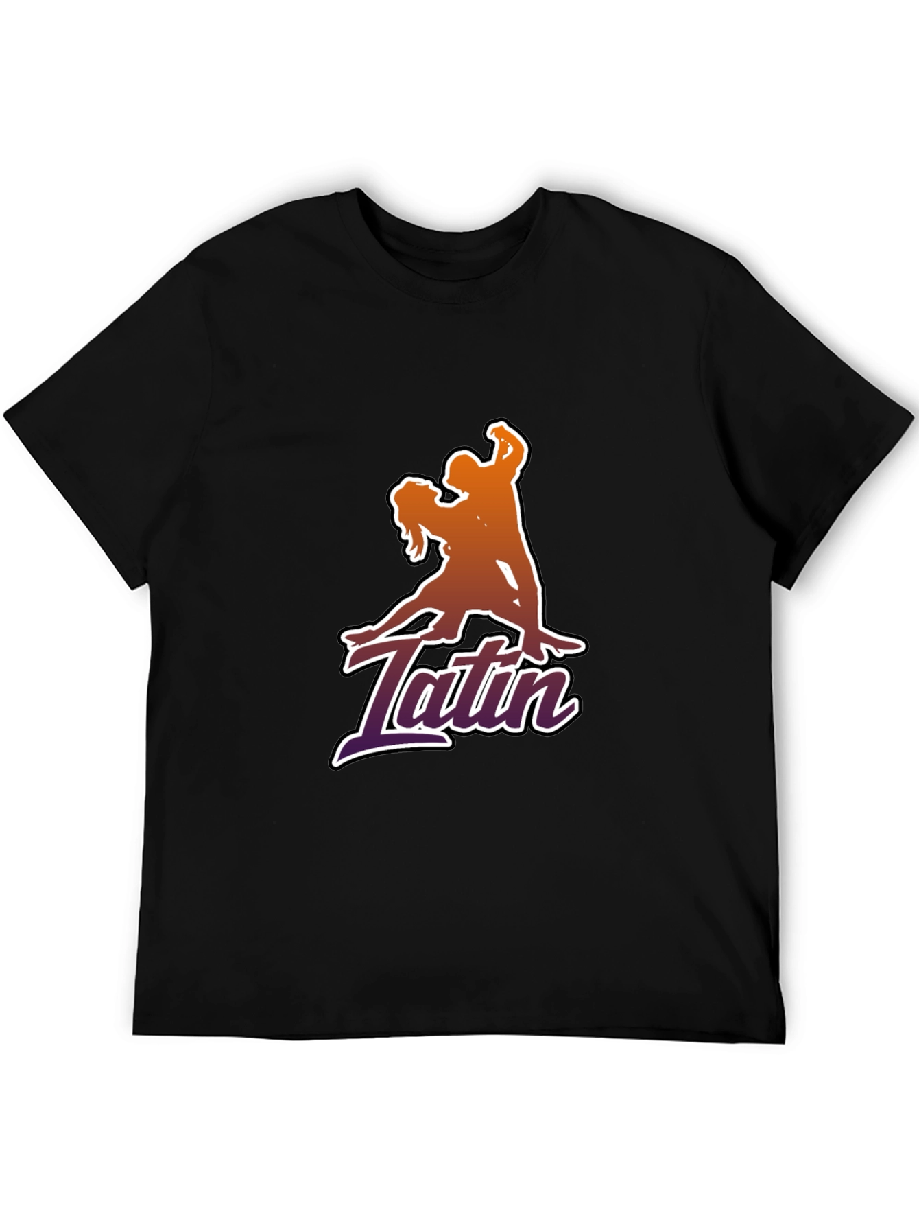 Latin Dance Silhouette Graphic T-Shirt