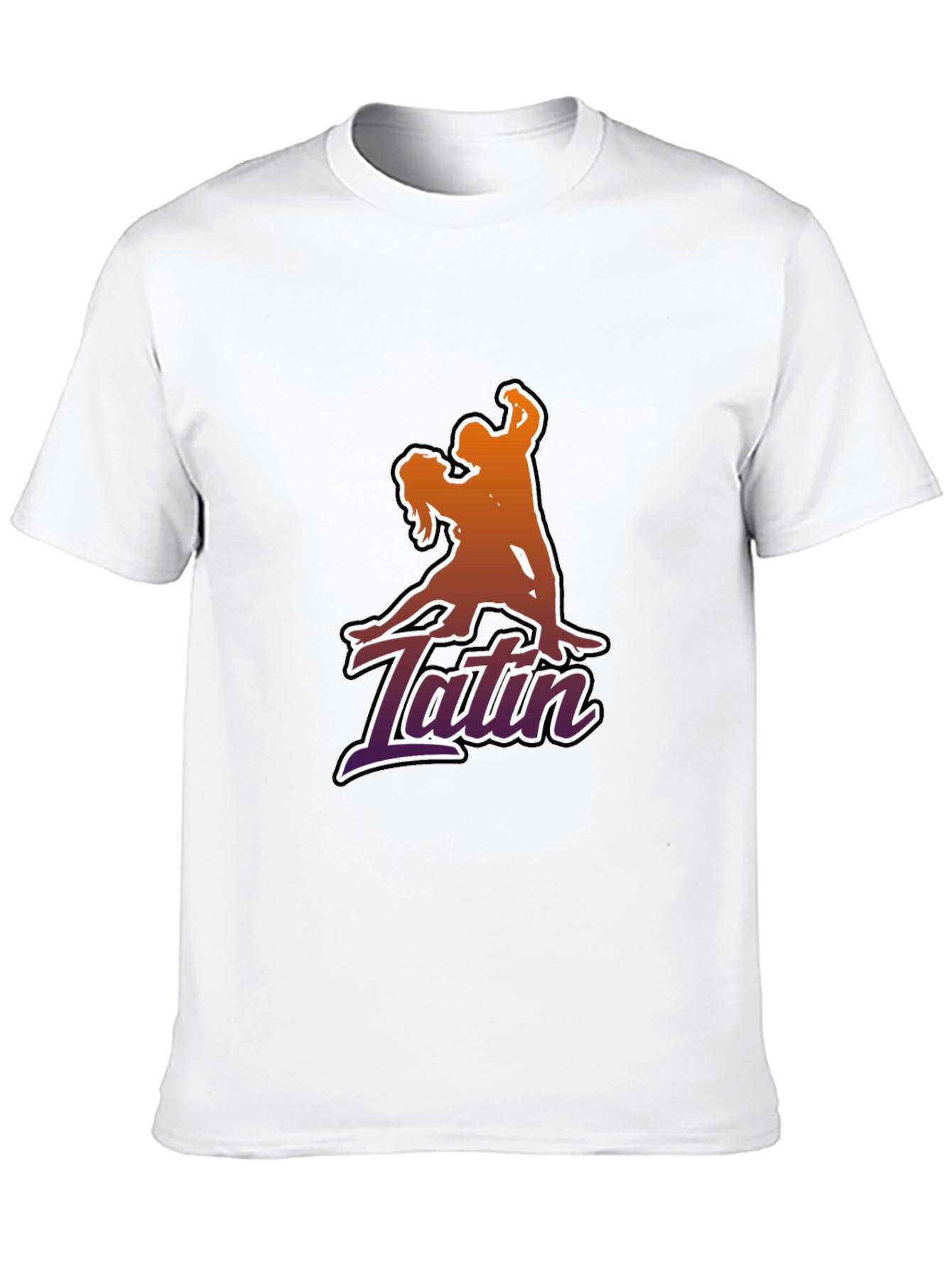 Latin Dance Silhouette Graphic T-Shirt