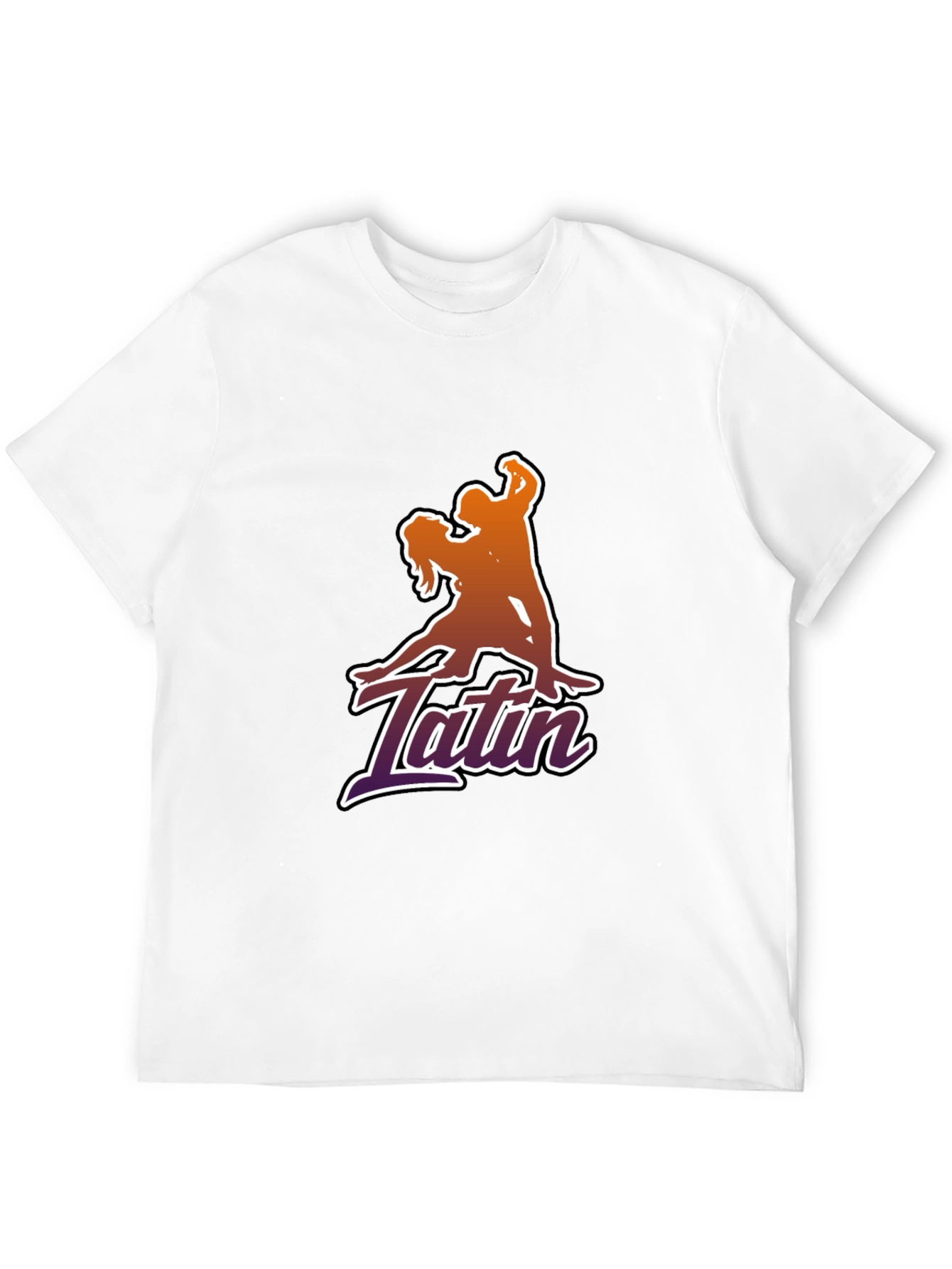 Latin Dance Silhouette Graphic T-Shirt