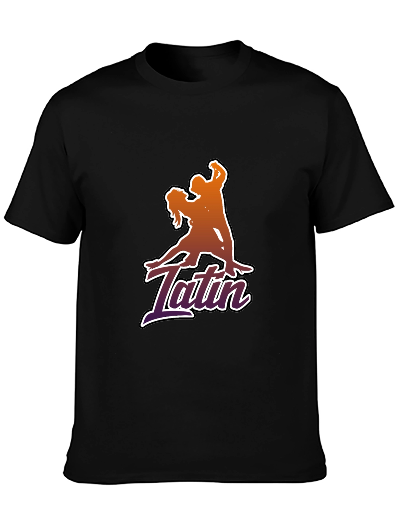 Latin Dance Silhouette Graphic T-Shirt