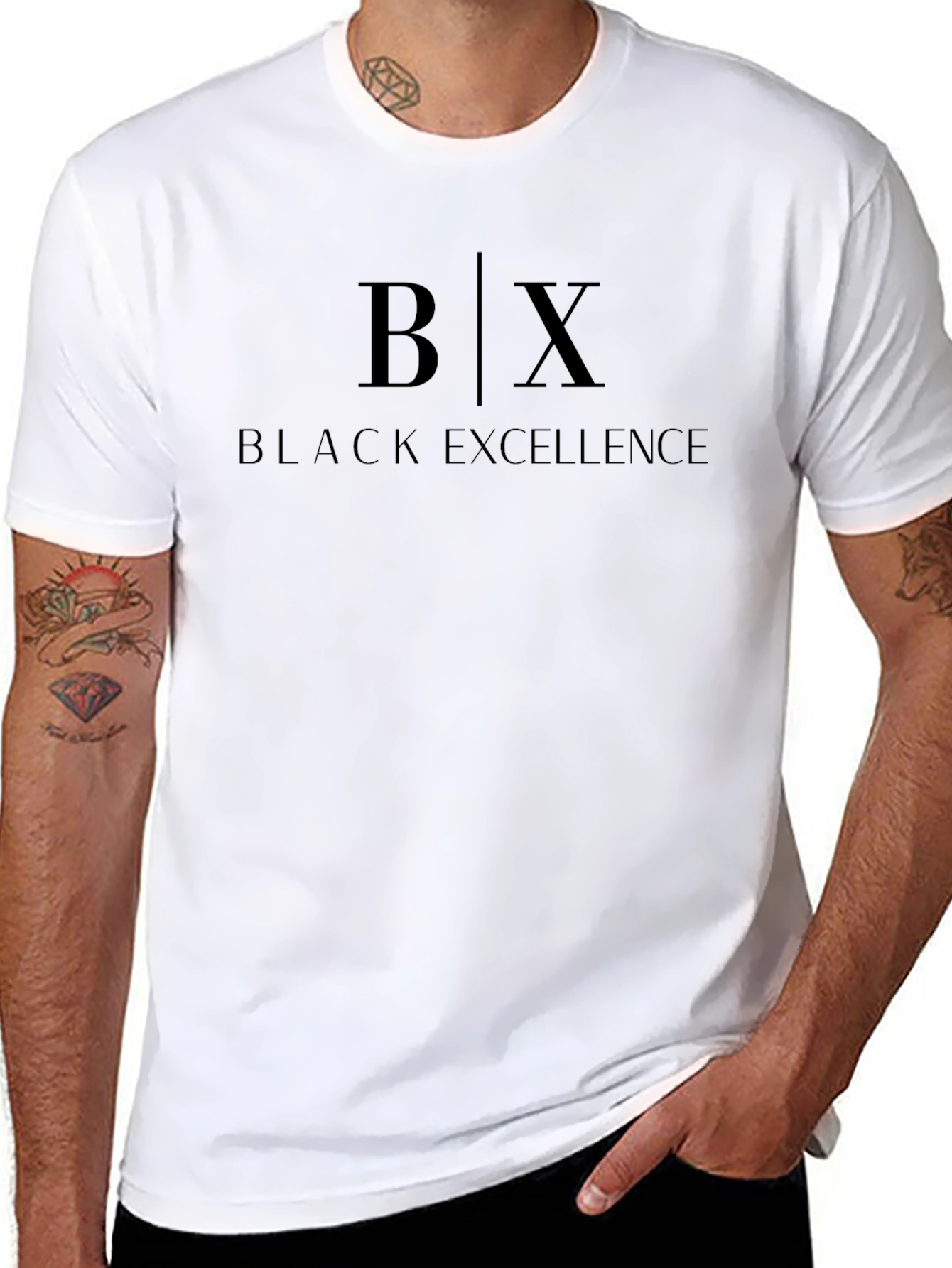 Black Excellence Tee - Stylish Statement Shirt
