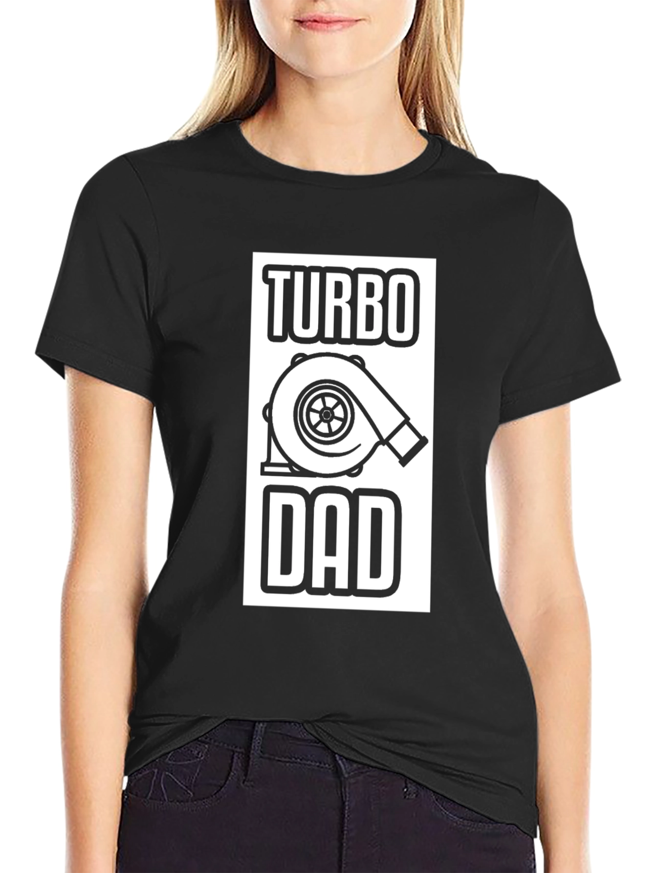 Turbo Dad Black T-Shirt - Car Enthusiast Apparel