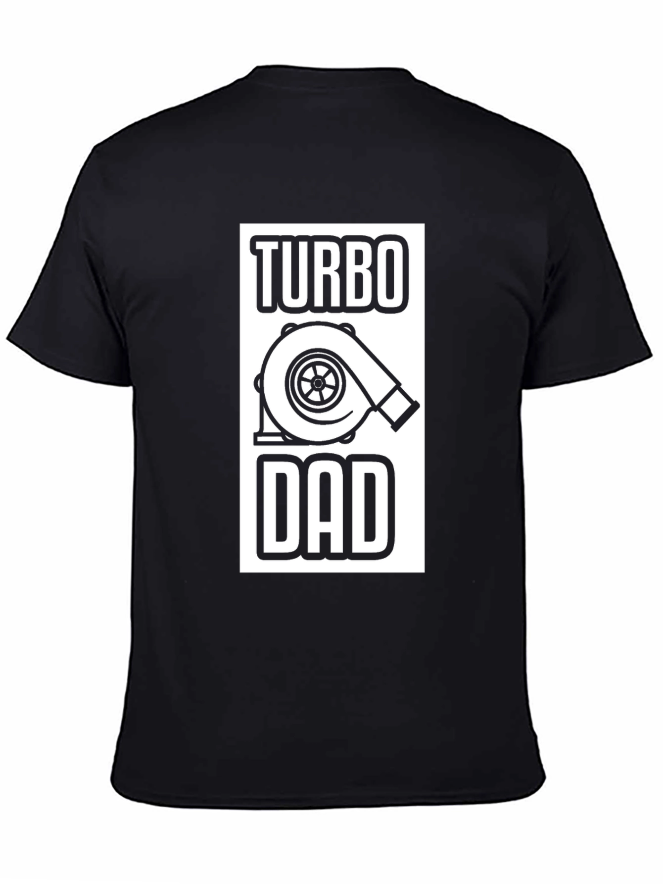 Turbo Dad Black T-Shirt - Car Enthusiast Apparel