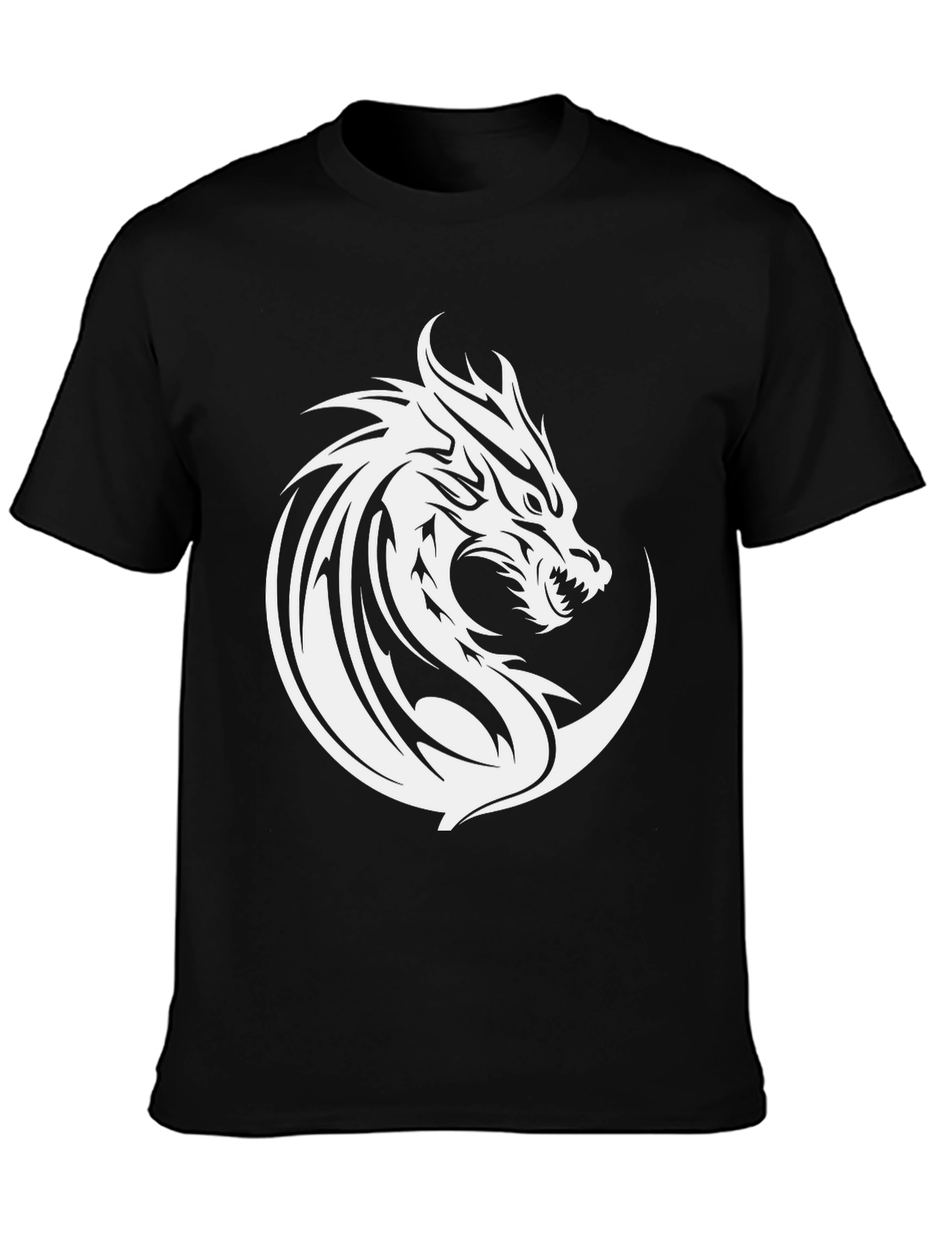 Dragon Graphic T-Shirt - Black