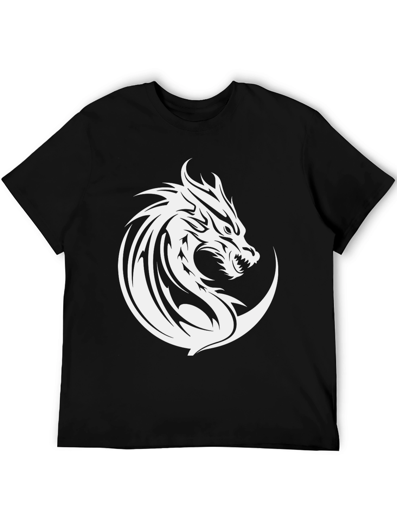 Dragon Graphic T-Shirt - Black