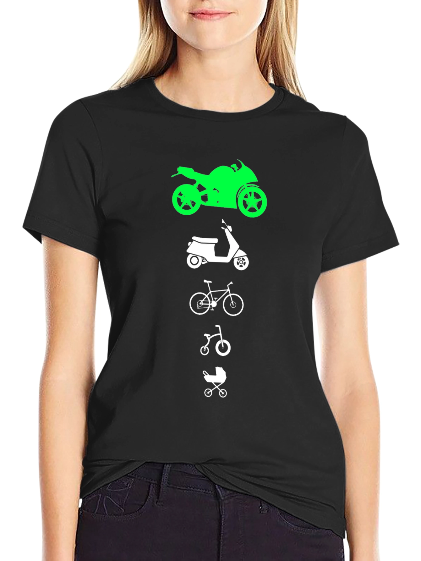 Evolution of Transportation Graphic T-Shirt