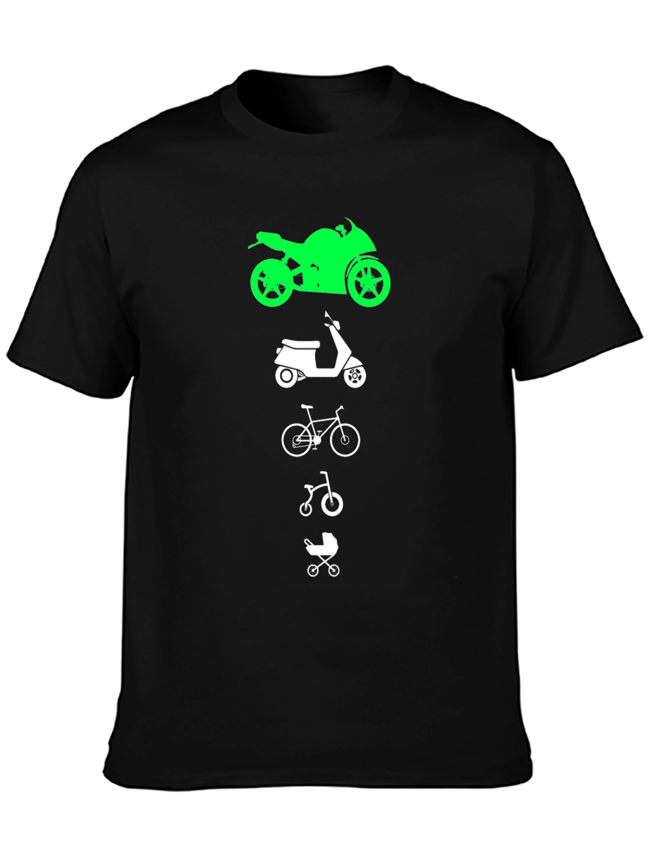 Evolution of Transportation Graphic T-Shirt