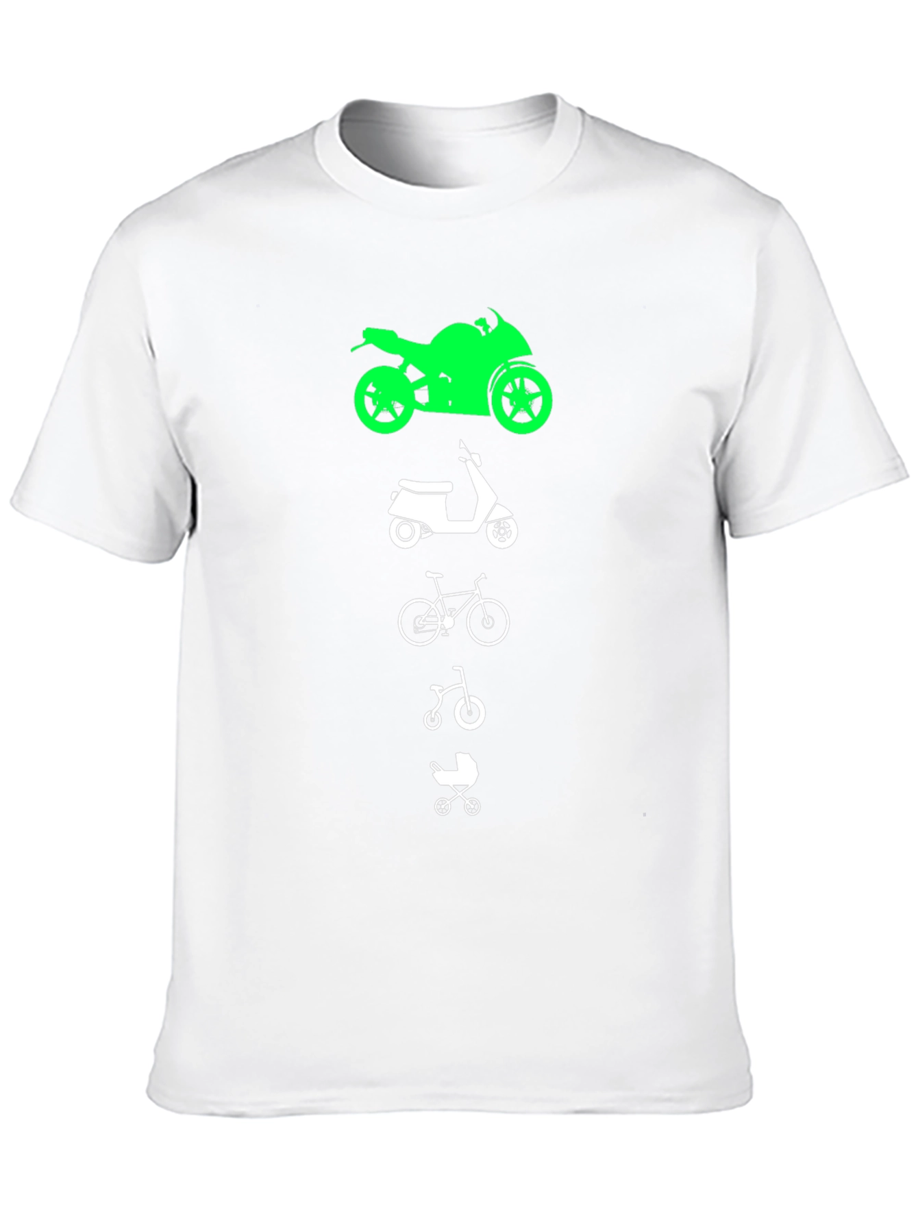 Evolution of Transportation Graphic T-Shirt
