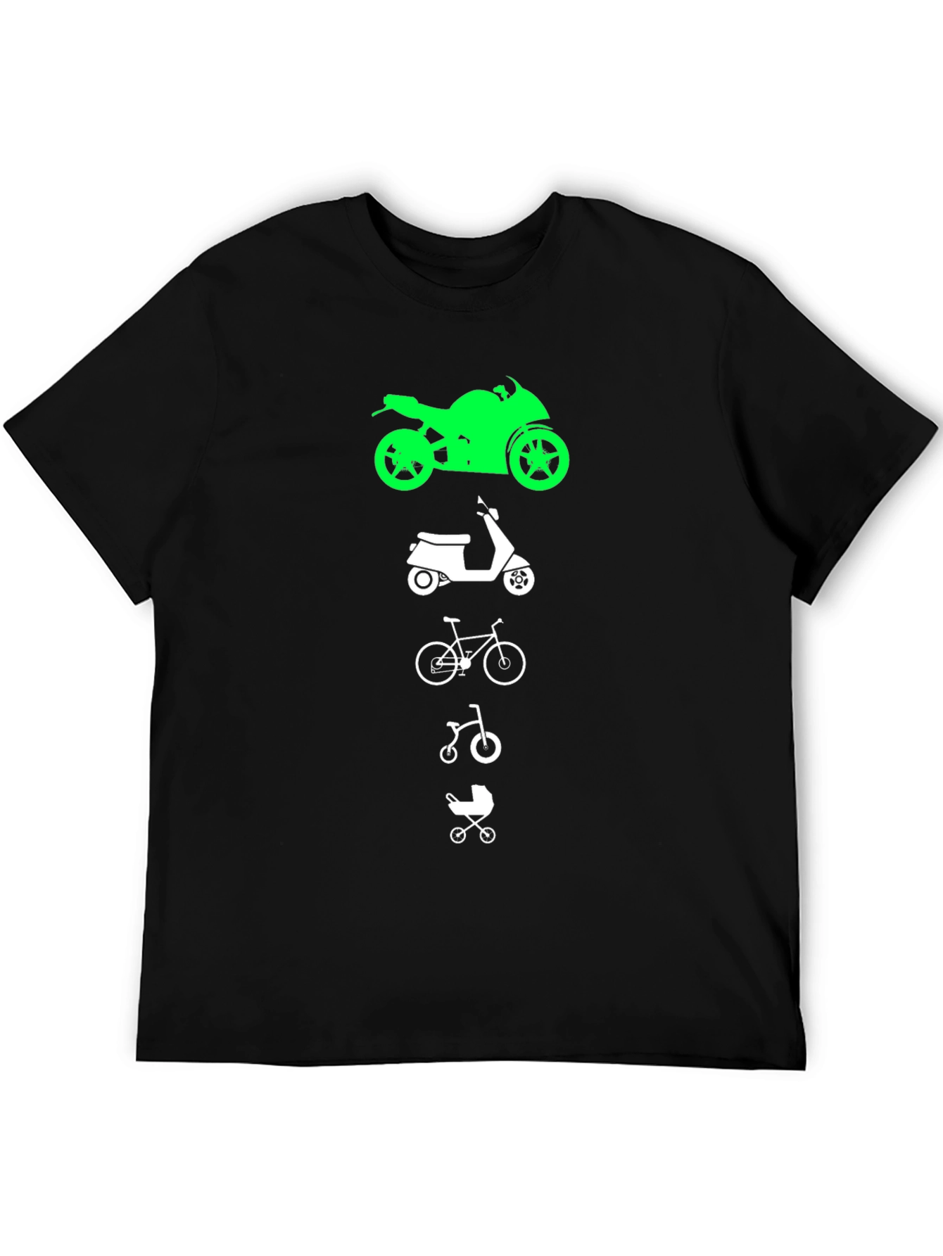 Evolution of Transportation Graphic T-Shirt